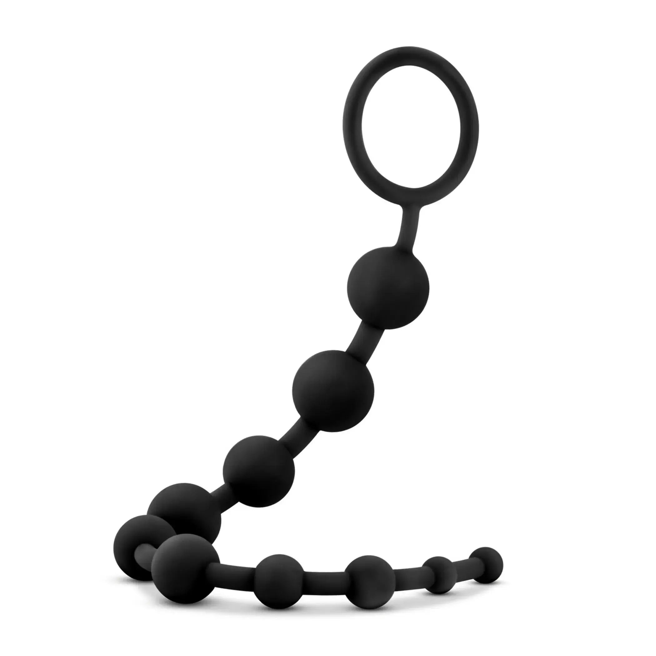 Anal Adventures Platinum Silicone 10 Anal Beads Blush Novelties