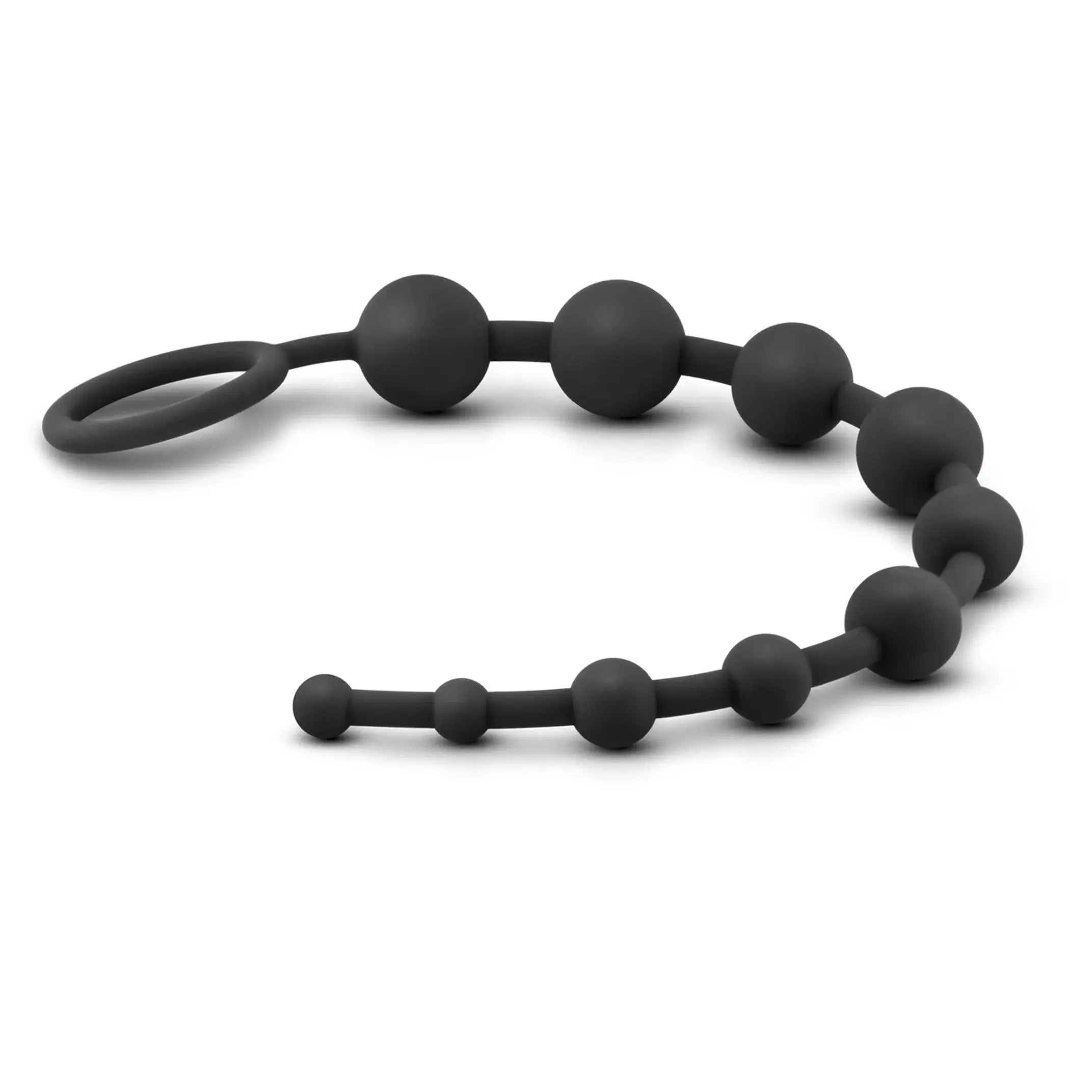 Anal Adventures Platinum Silicone 10 Anal Beads Blush Novelties