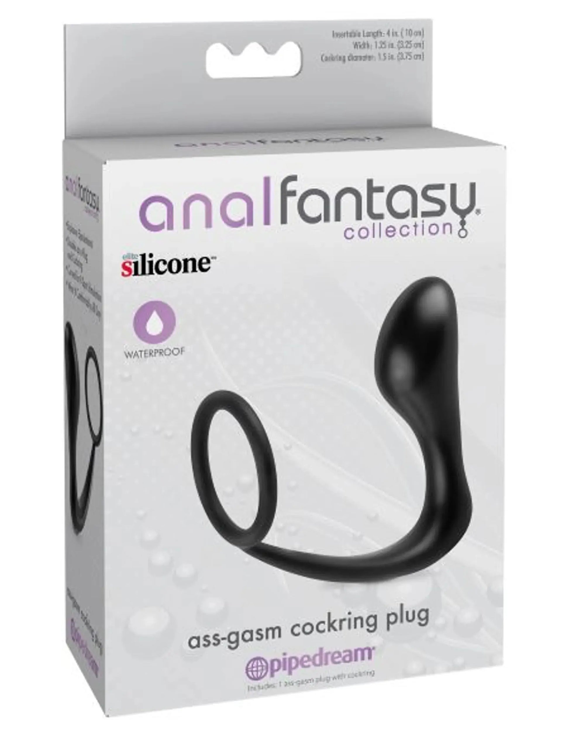 Anal Fantasy Ass-Gasm Cockring Plug Pipedream Products