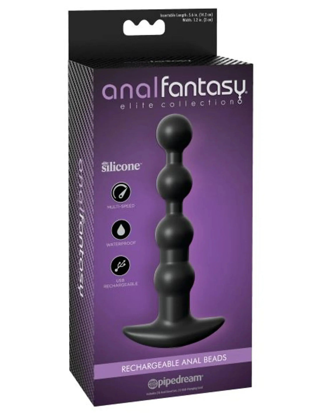 Anal Fantasy Elite Rechargeable Anal Beads Pipedream Products