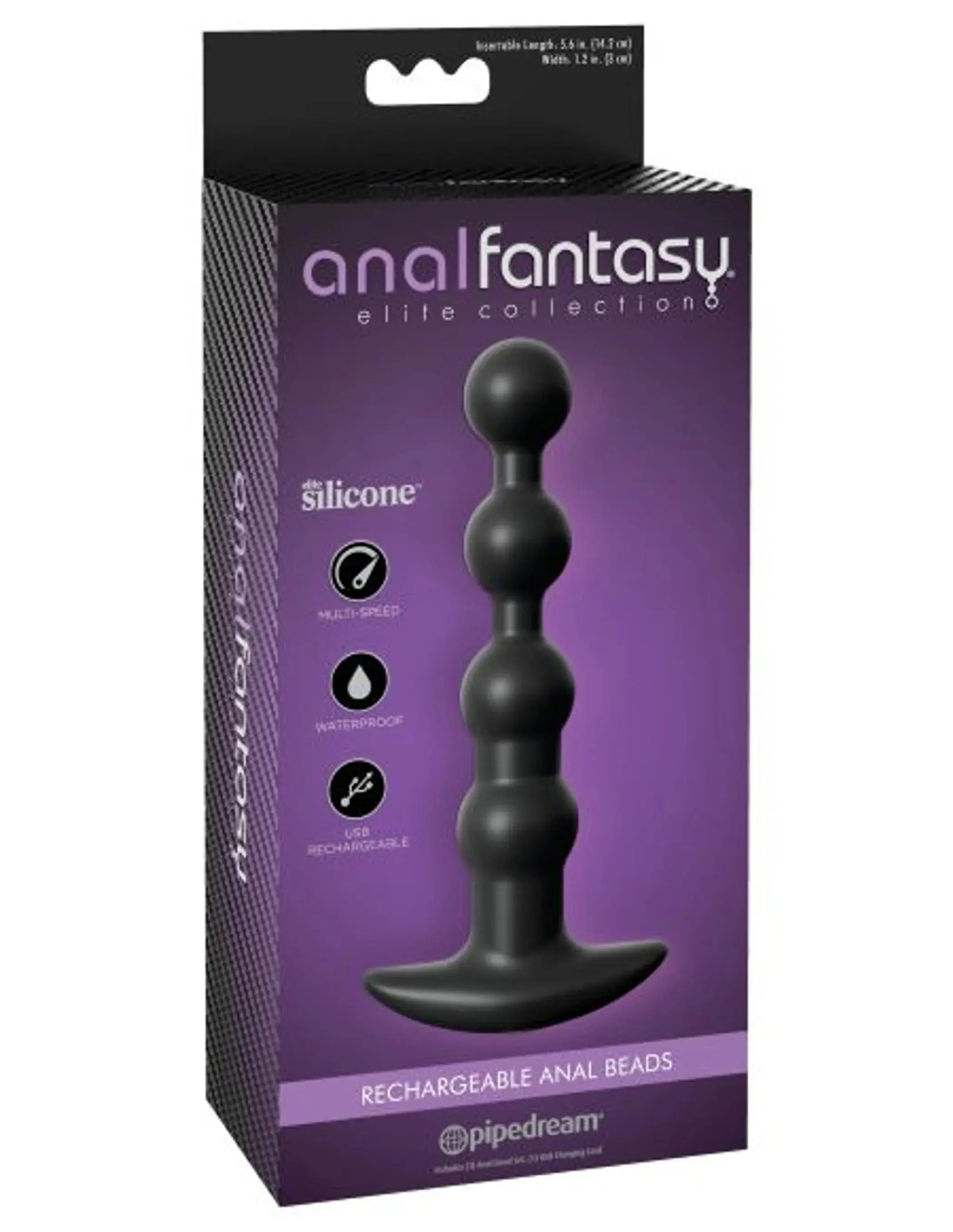 Anal Fantasy Elite Rechargeable Anal Beads Pipedream Products