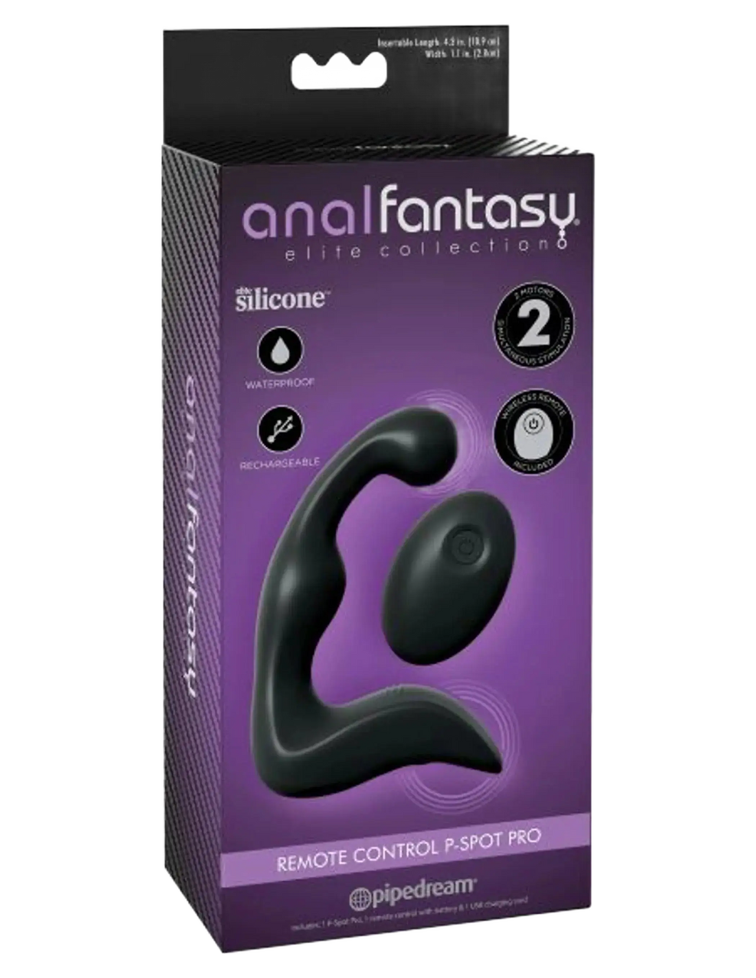 ANAL FANTASY ELITE REMOTE CONTROL P SPOT PRO Pipedream Products