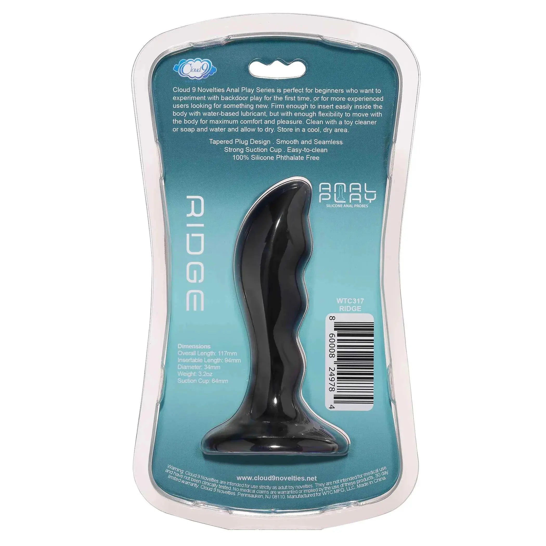 Anal Play Silicone Ridge Cloud 9 Novelties