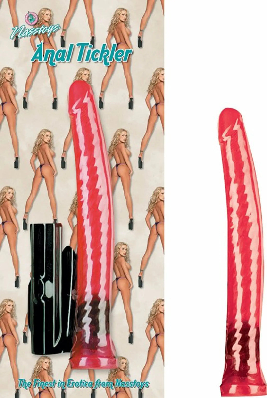Anal Tickler Pink Jelly Vibrator Nasstoys