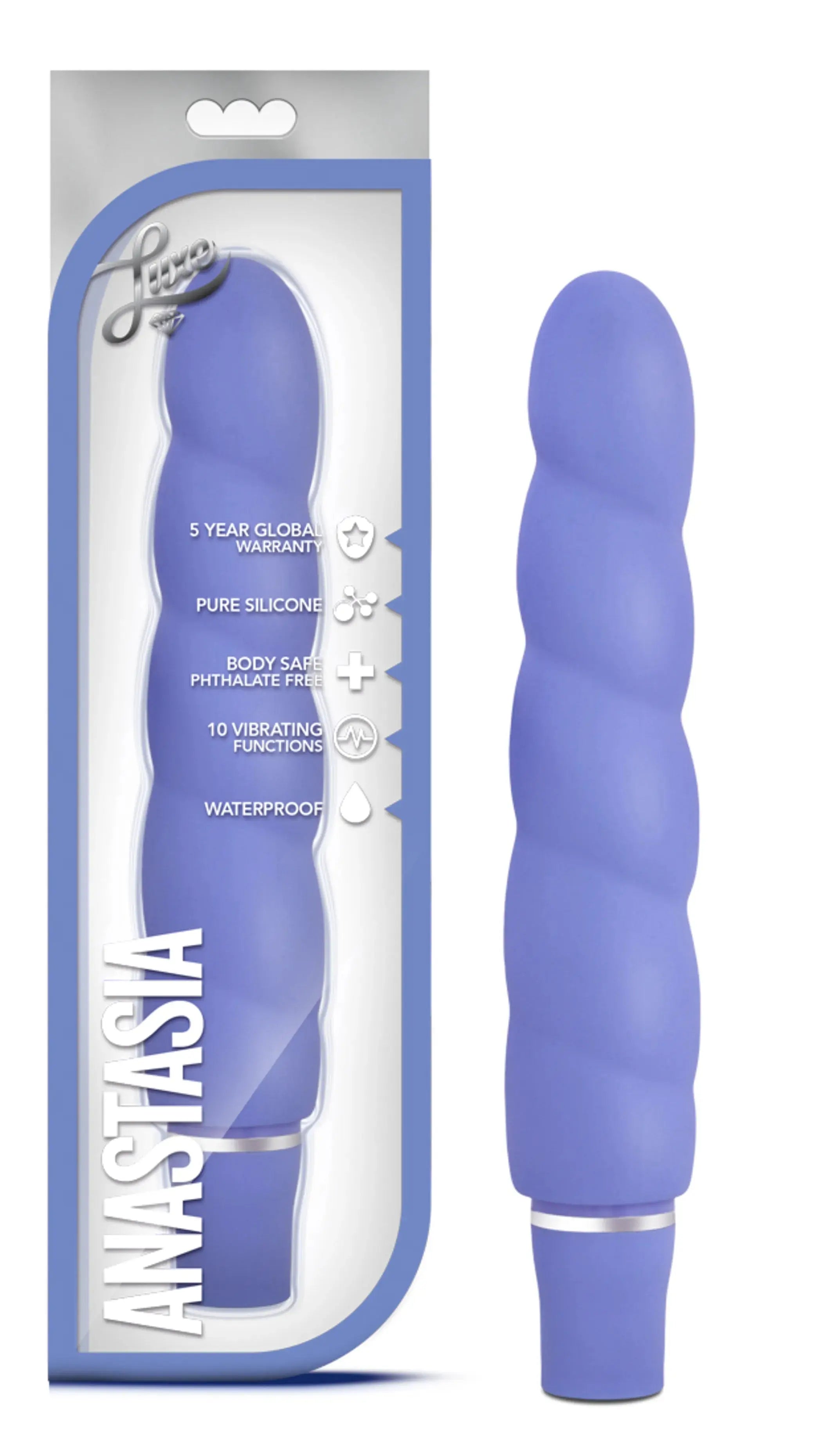 Anastasia Periwinkle Vibrator Blush Novelties