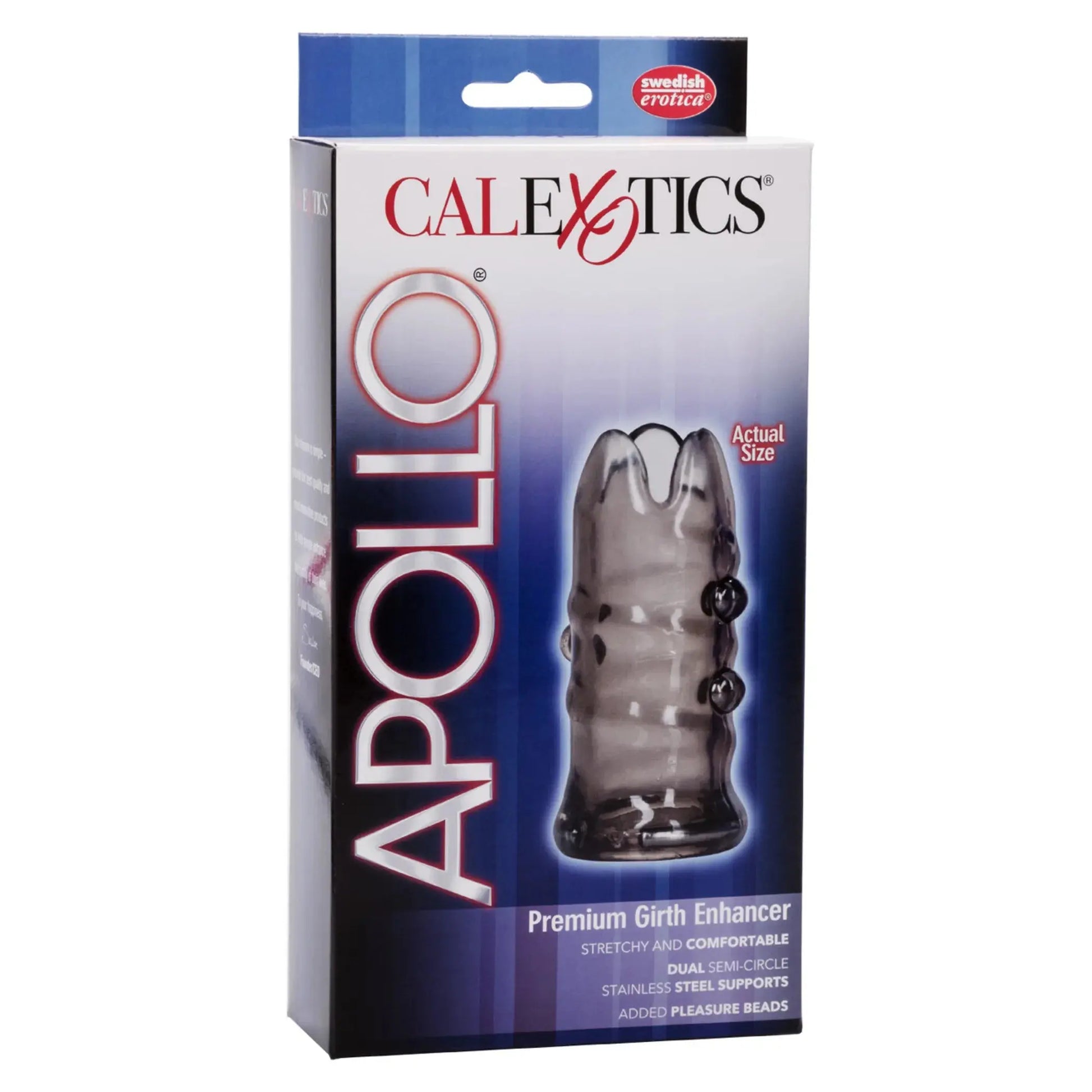 Apollo Premium Girth Enhancers Smoke California Exotic Novelties