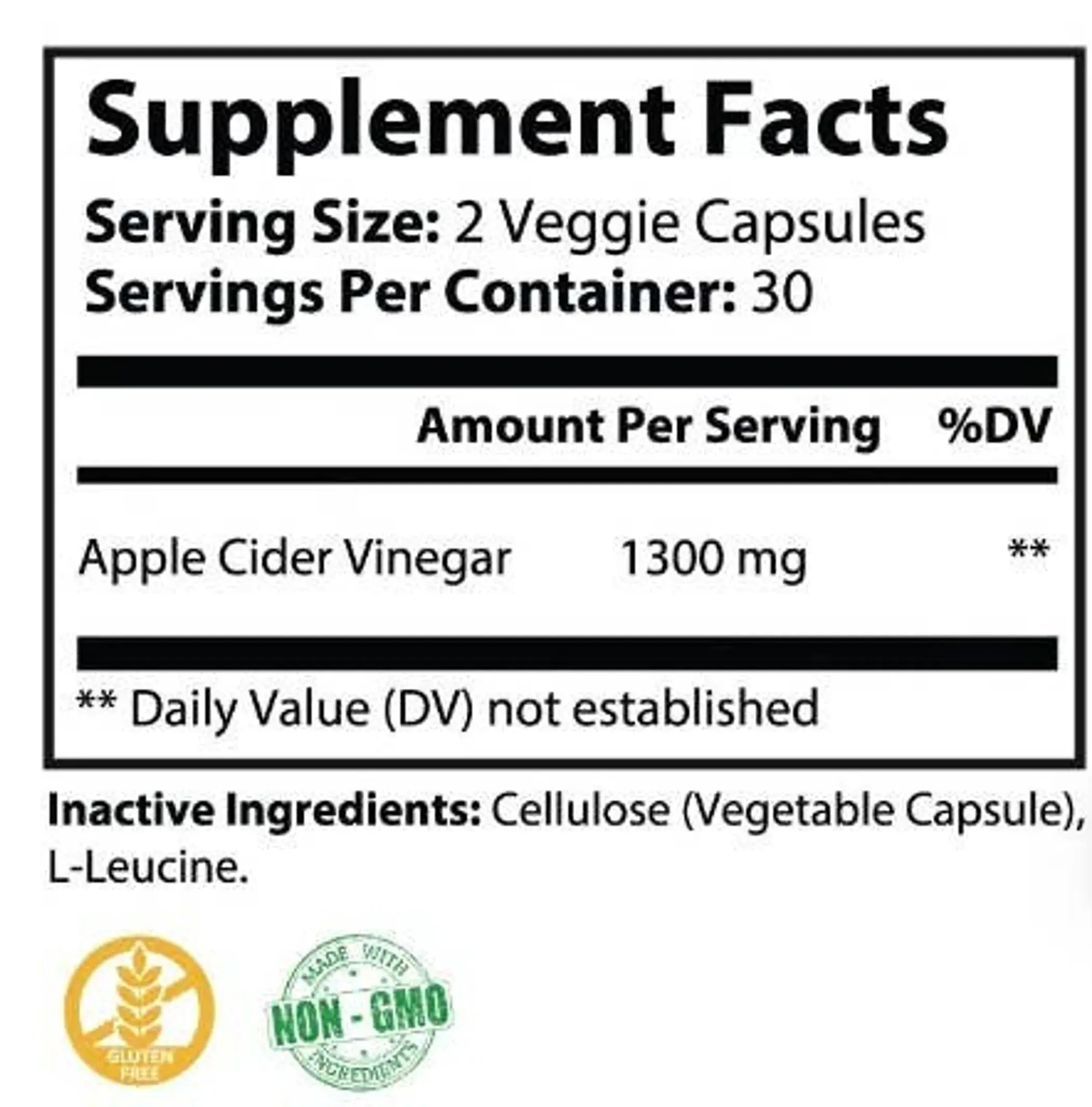 Apple Cider Vinegar Capsules GymKitty