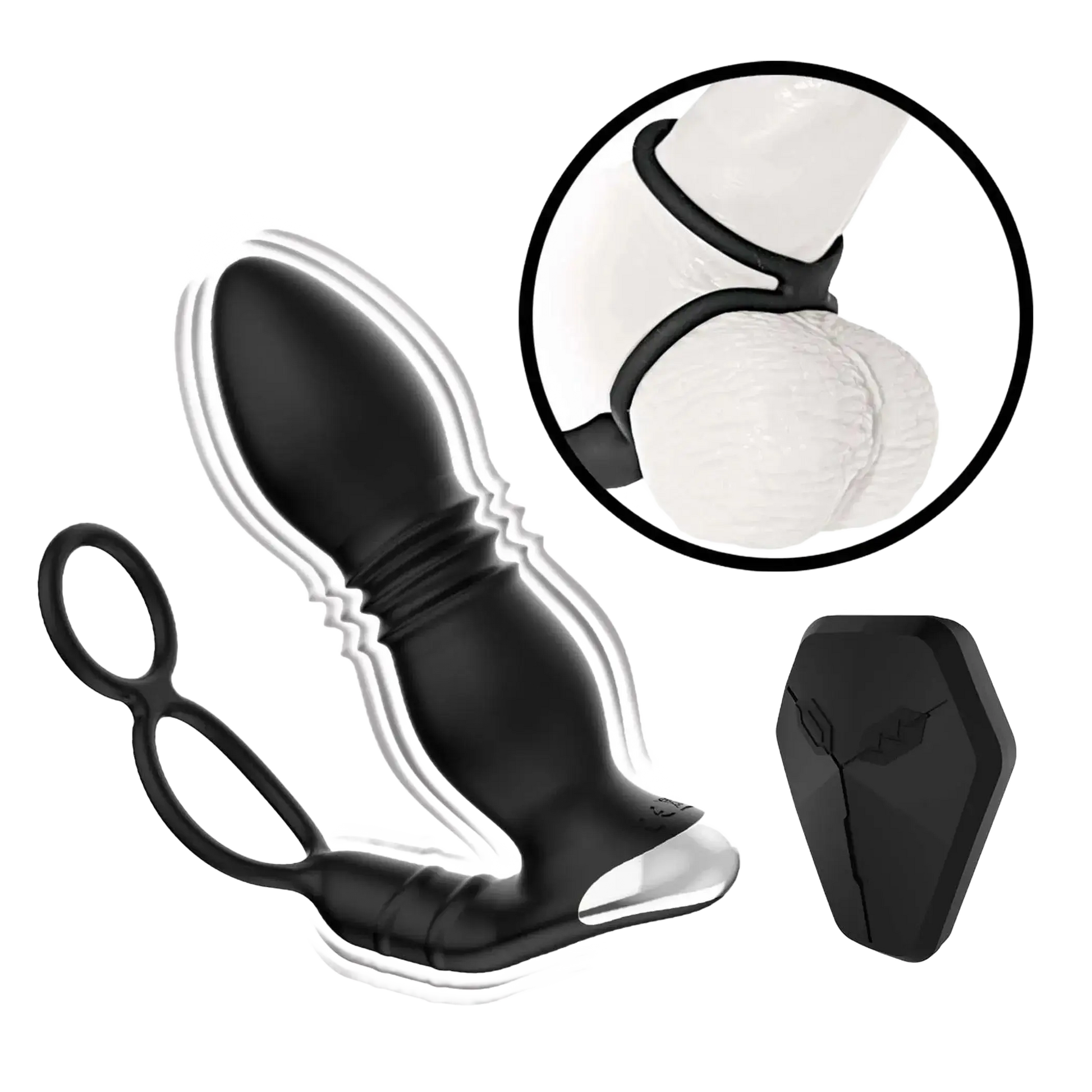 ASS-SATION POWER PLUG BBLACK Nasstoys