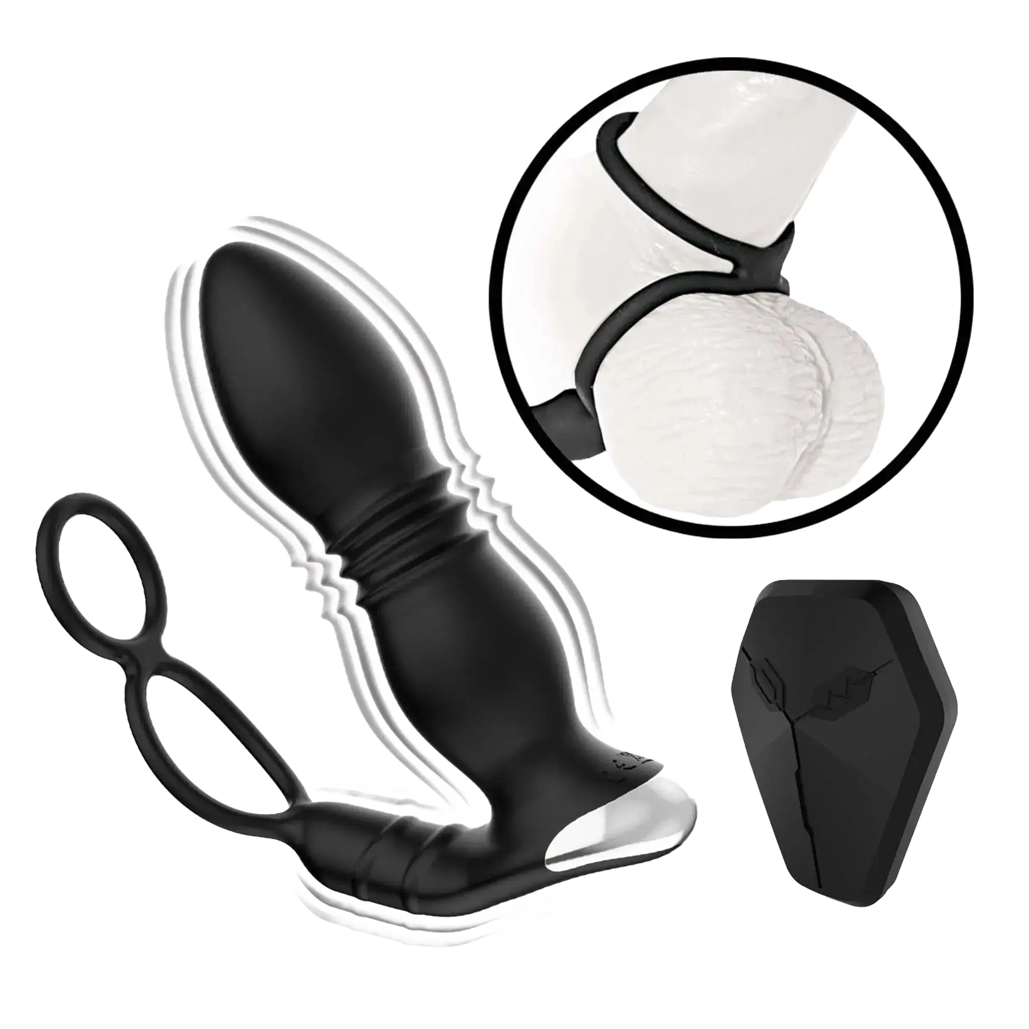 ASS-SATION POWER PLUG BBLACK Nasstoys