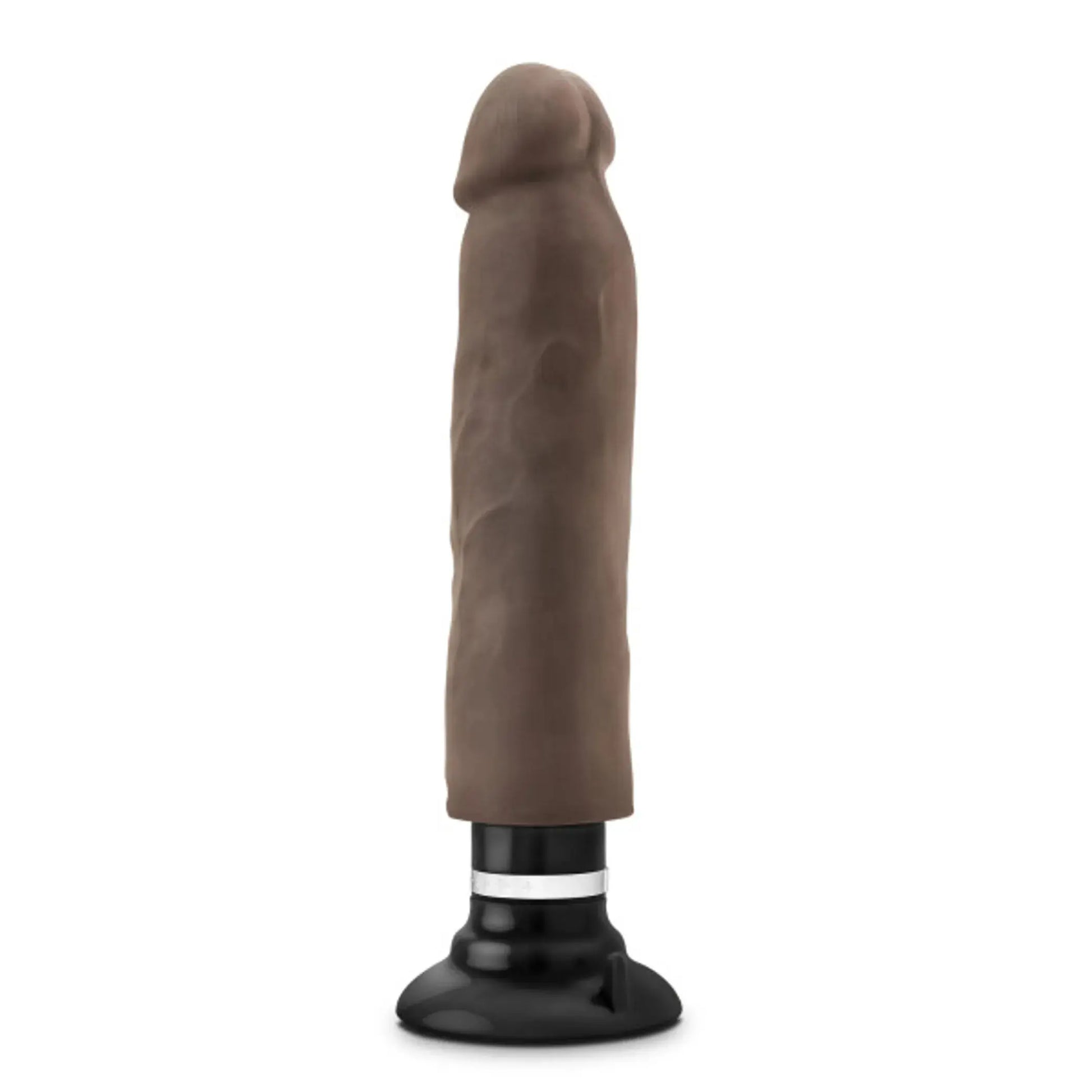 Au Naturel 11-Inch Sensa Feel Magnum Vibrating Dong Chocolate Blush Novelties