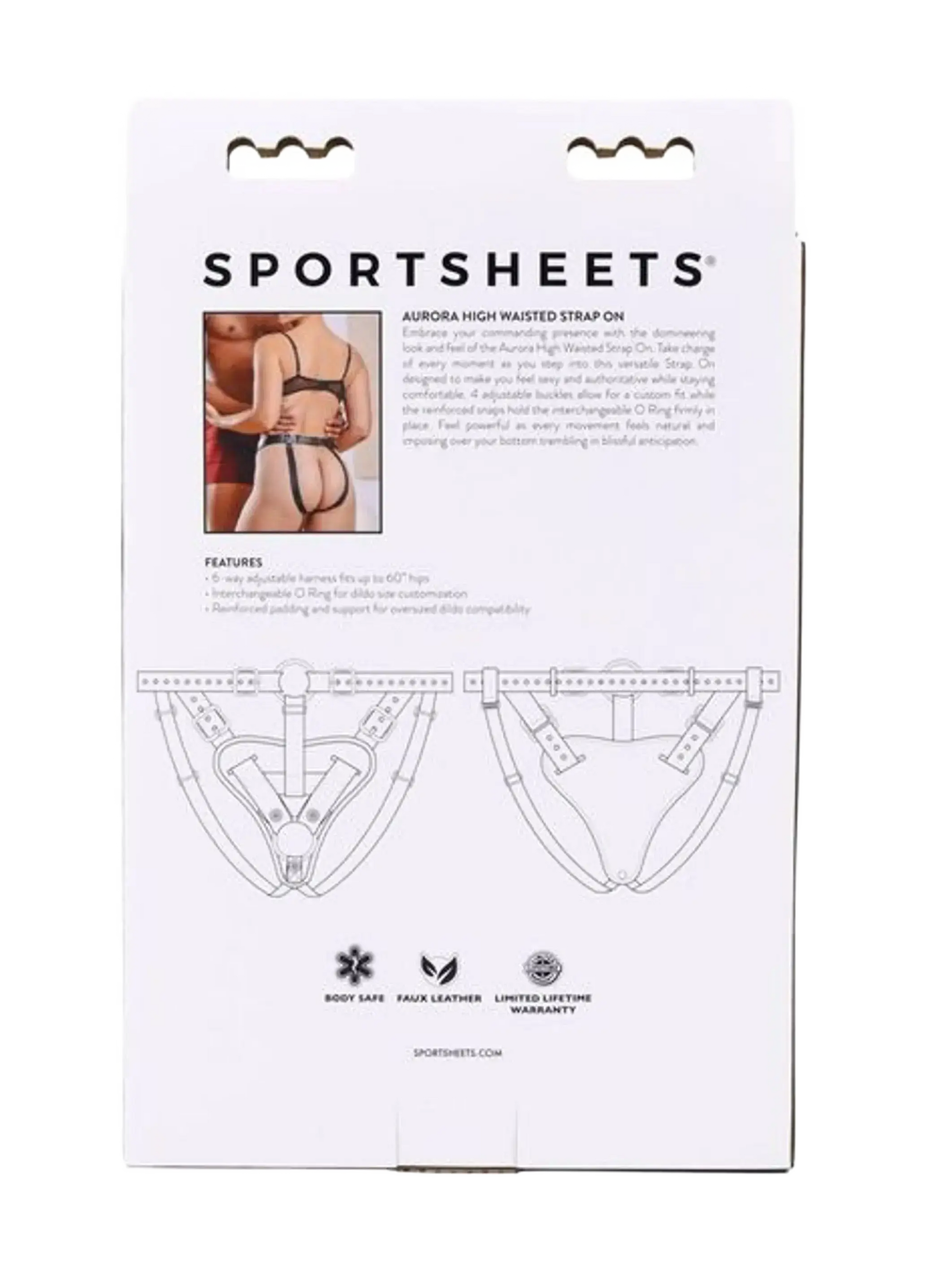 SPORTSHEETS AURORA HIGH WAISTED STRAP ON Sport Sheets