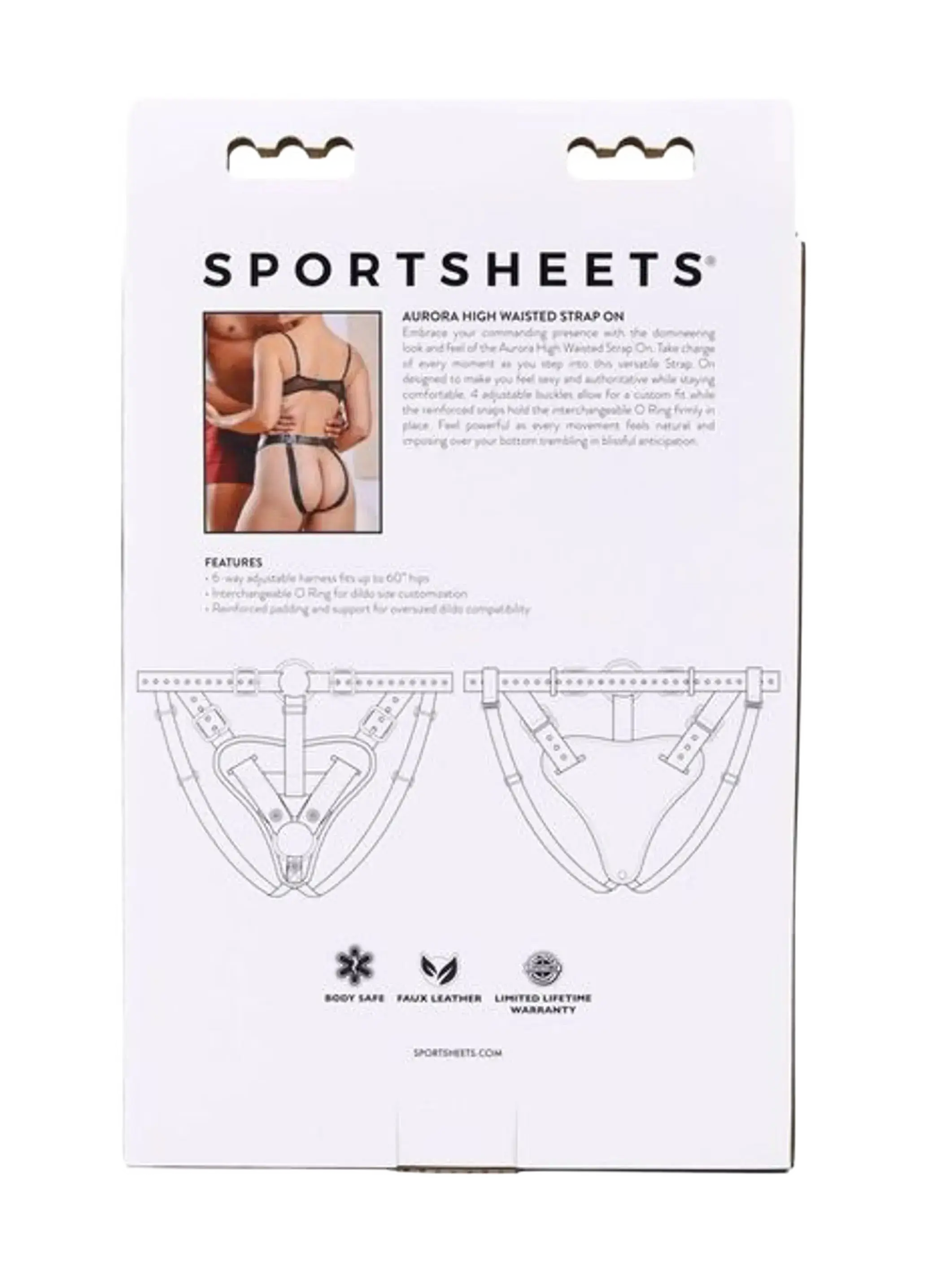 SPORTSHEETS AURORA HIGH WAISTED STRAP ON Sport Sheets