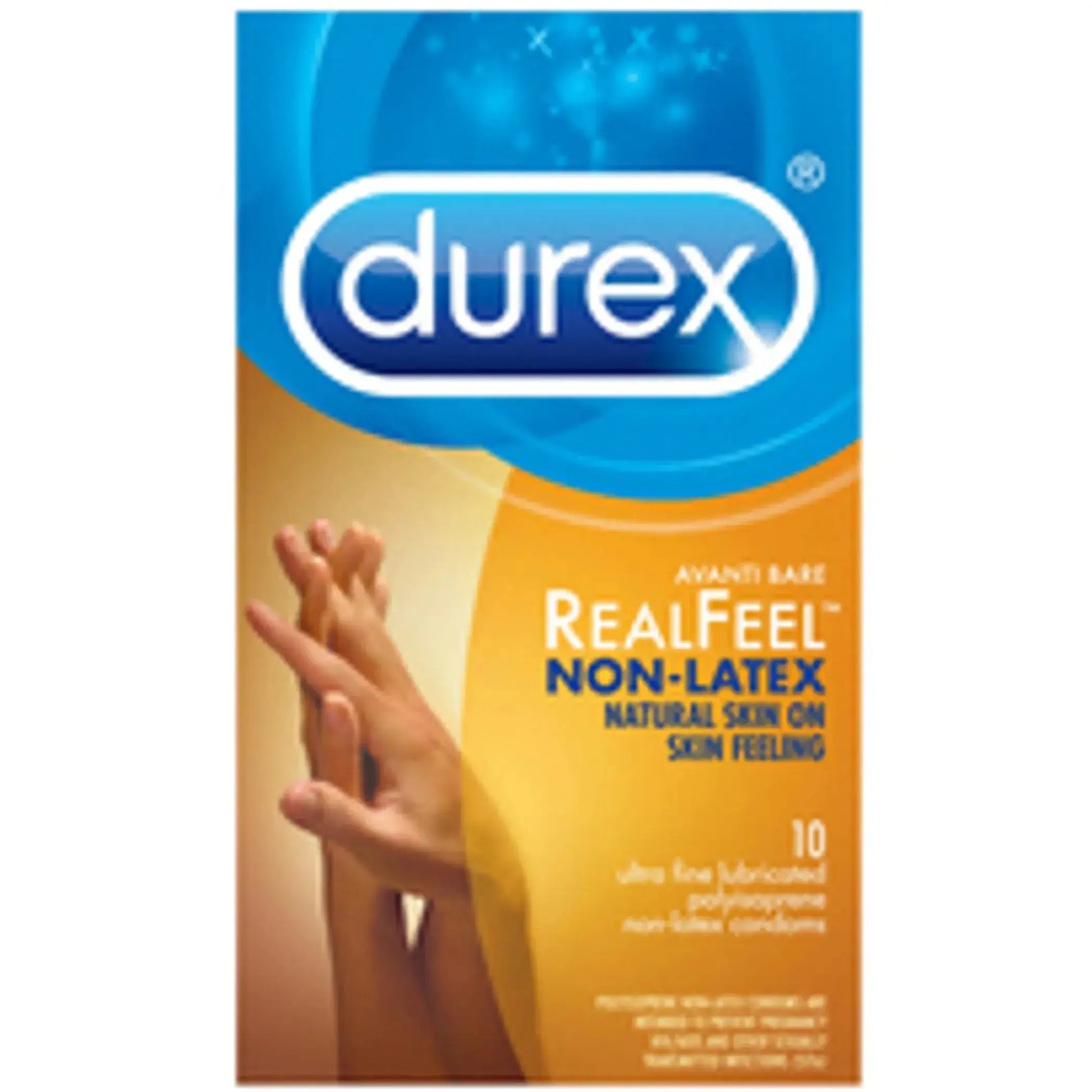 DUREX AVANTI REEL FEEL NON LATEX 10 PACK Paradise Products