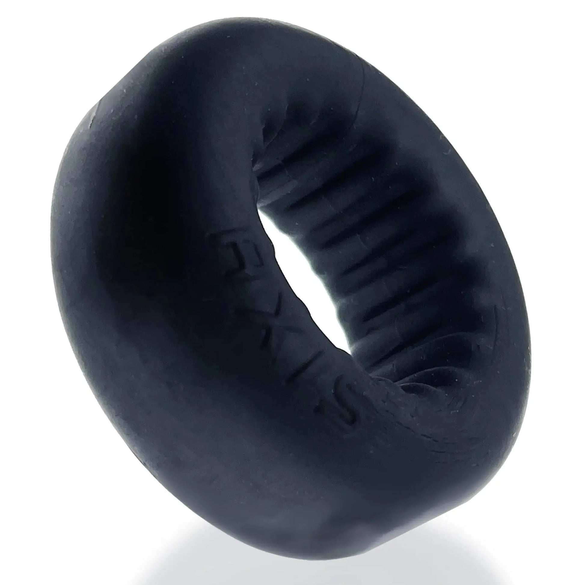 Axis Rib Griphold Cock Ring Black Ice OXBALLS