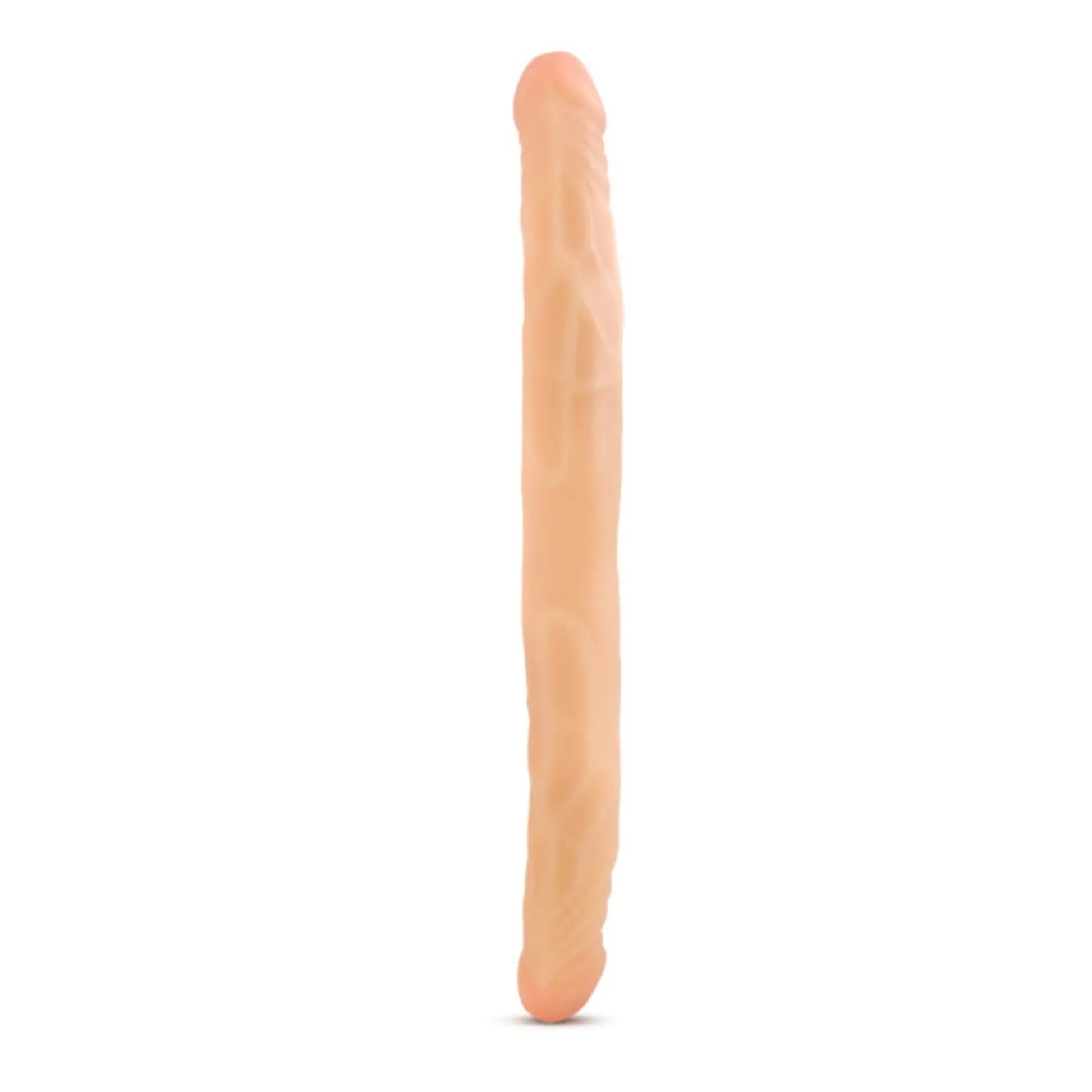 B YOURS 14 DOUBLE DILDO BEIGE " Blush Novelties