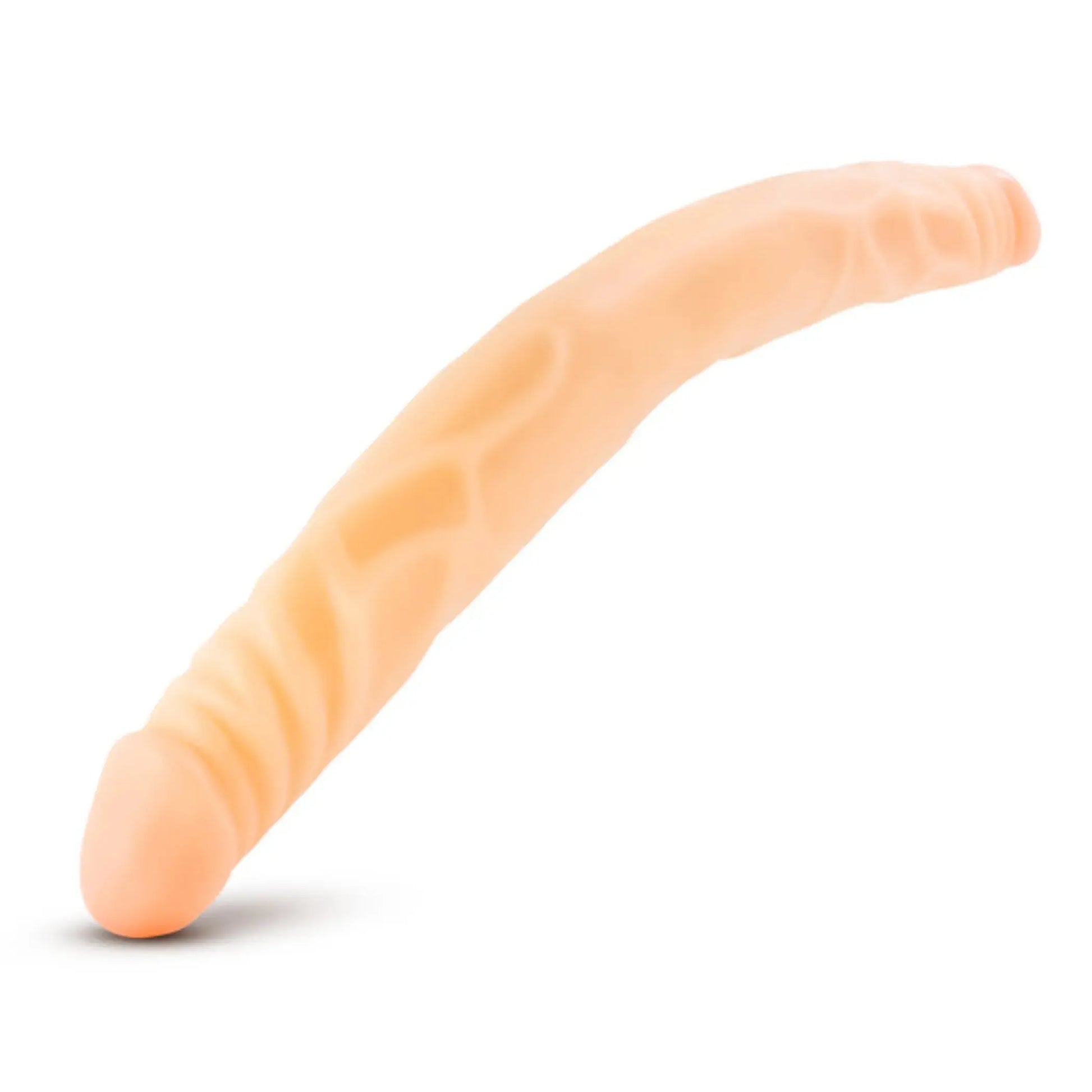 B YOURS 14 DOUBLE DILDO BEIGE " Blush Novelties