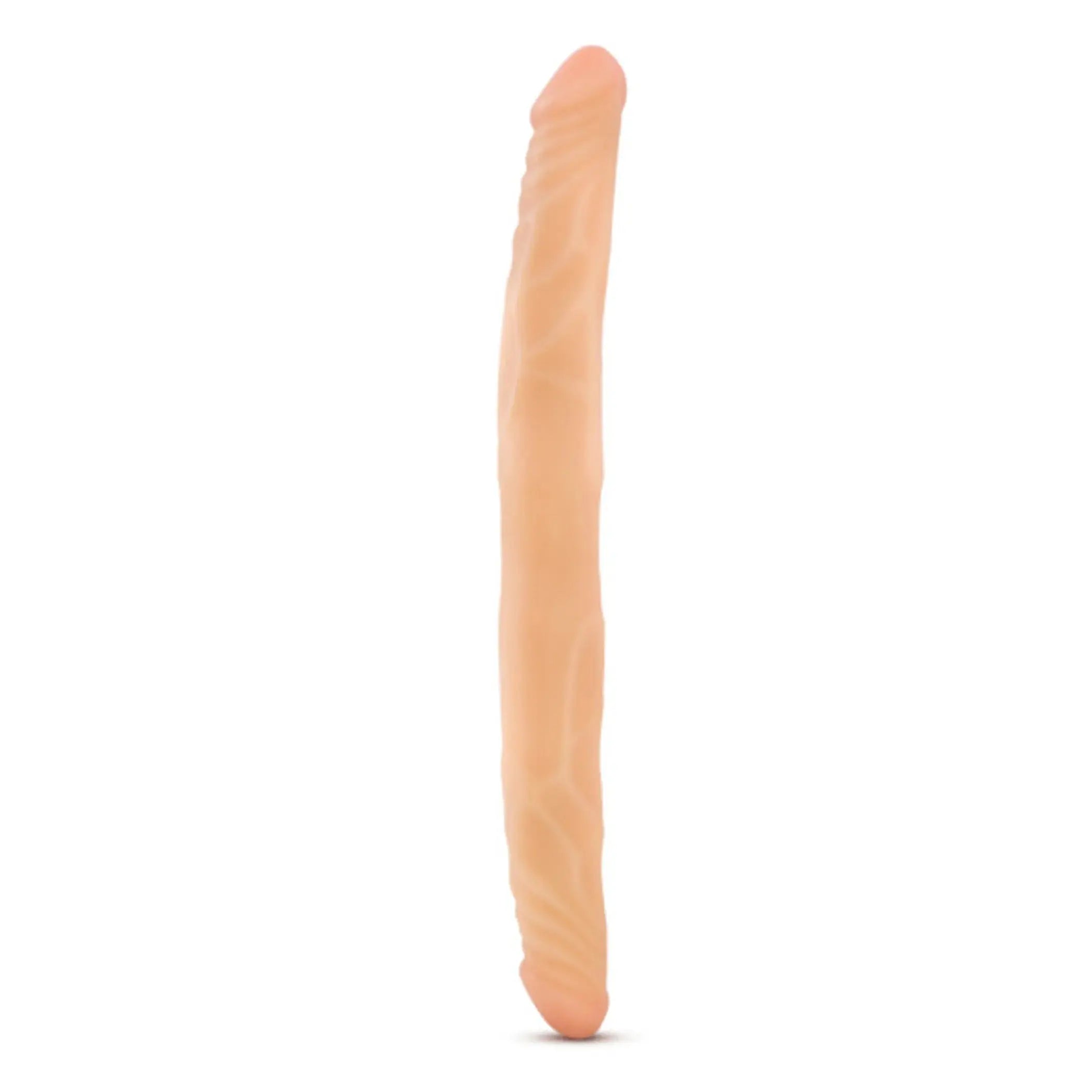 B YOURS 14 DOUBLE DILDO BEIGE " Blush Novelties