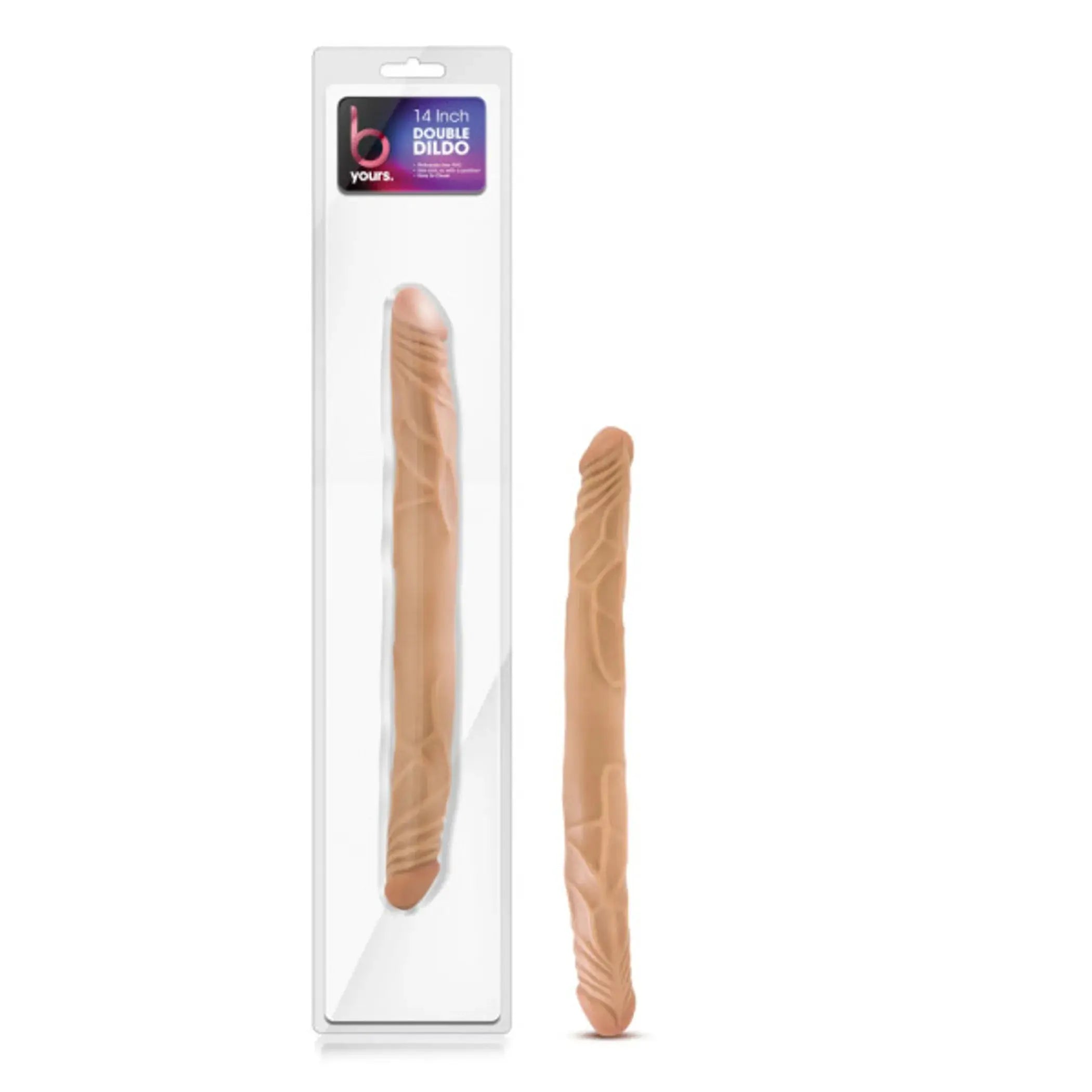 B YOURS 14 DOUBLE DILDO LATIN " Blush Novelties