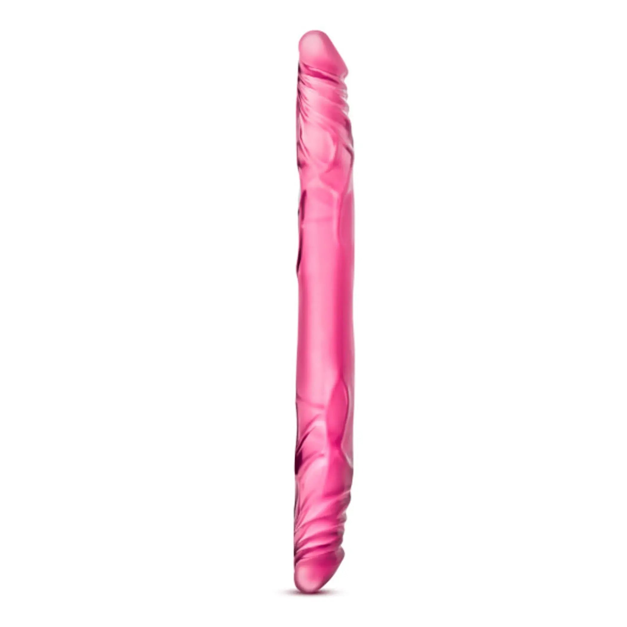 B YOURS 14 DOUBLE DILDO PINK " Blush Novelties