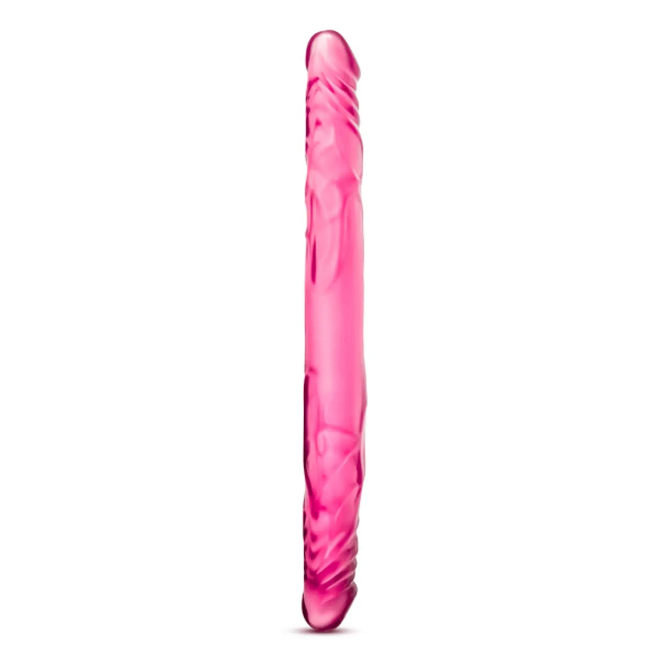 B YOURS 14 DOUBLE DILDO PINK " Blush Novelties