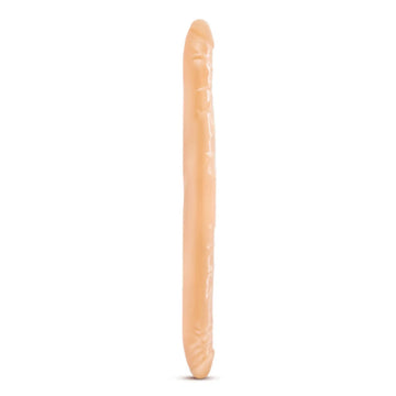 B YOURS 16 DOUBLE DILDO BEIGE " Blush Novelties