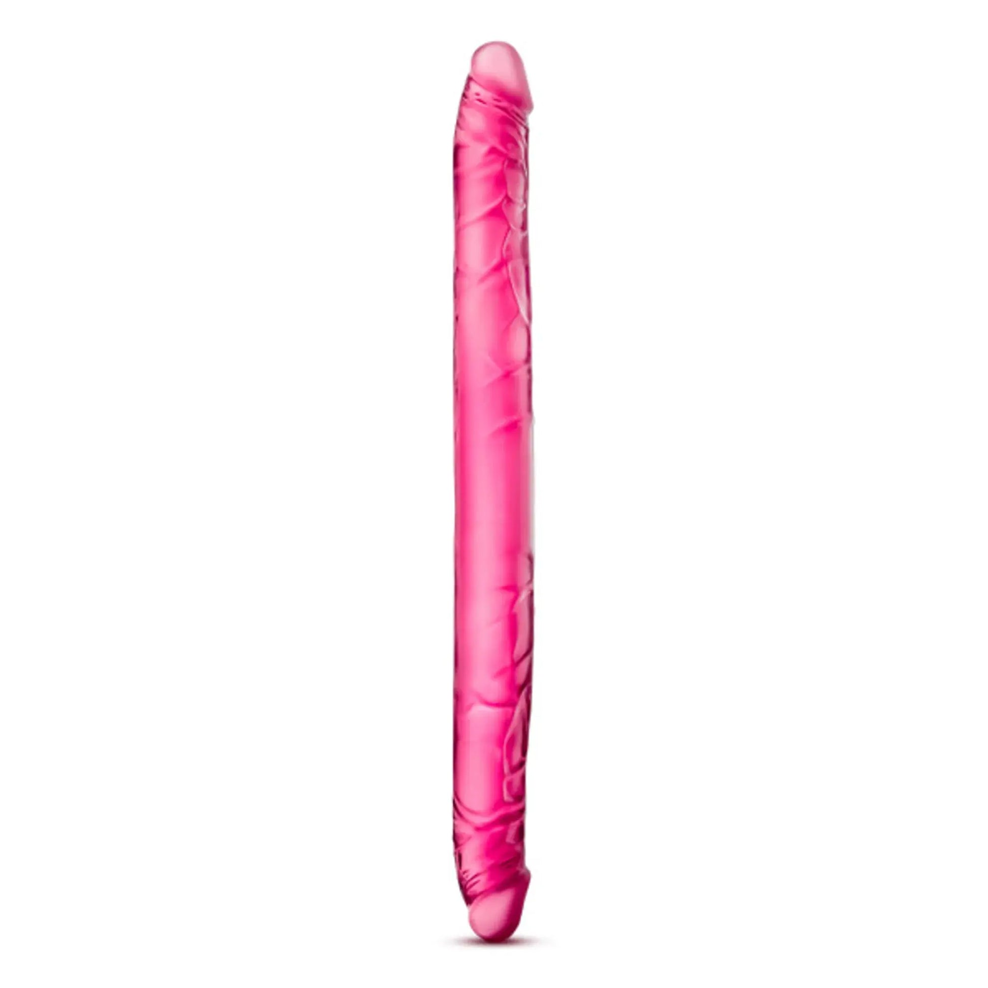 B YOURS 16 DOUBLE DILDO PINK " Blush Novelties