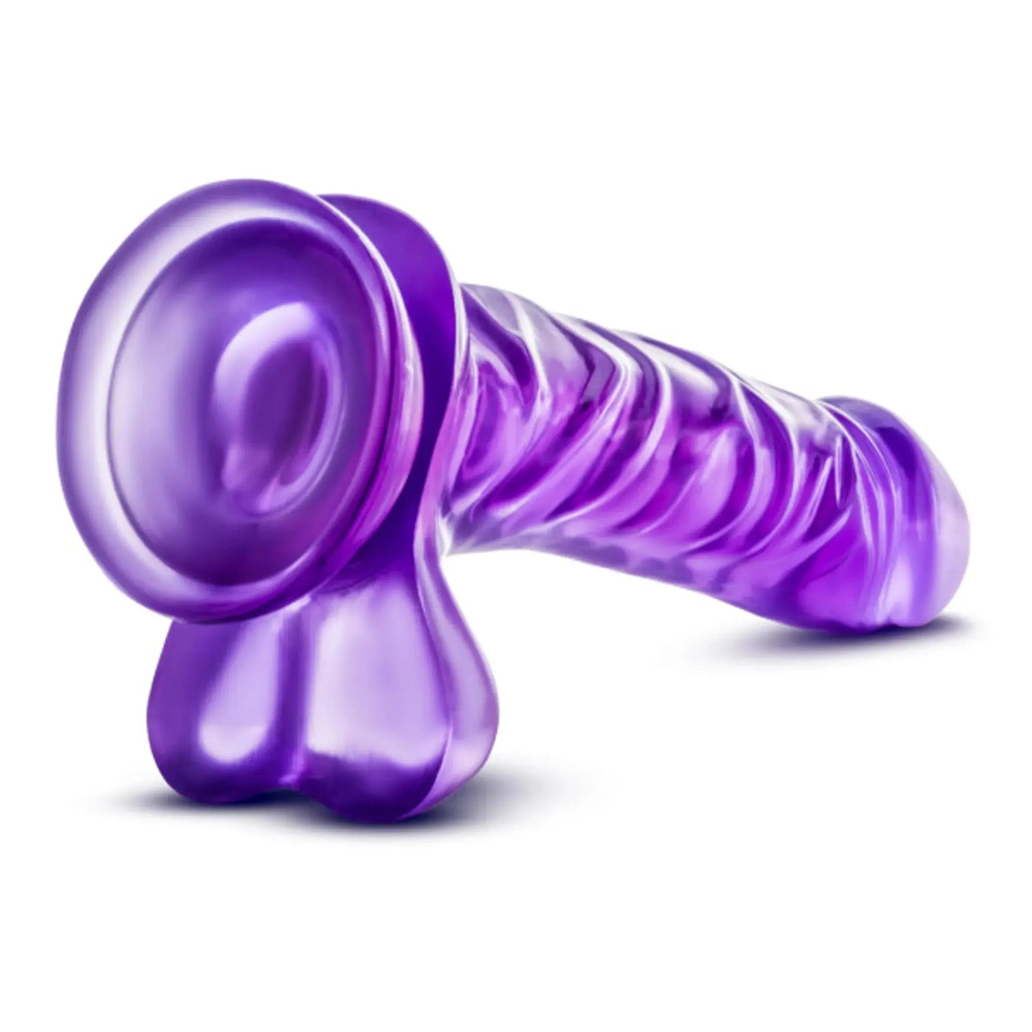 B YOURS BASIC 8 PURPLE MAGNUM DONG BEIGE " Blush Novelties