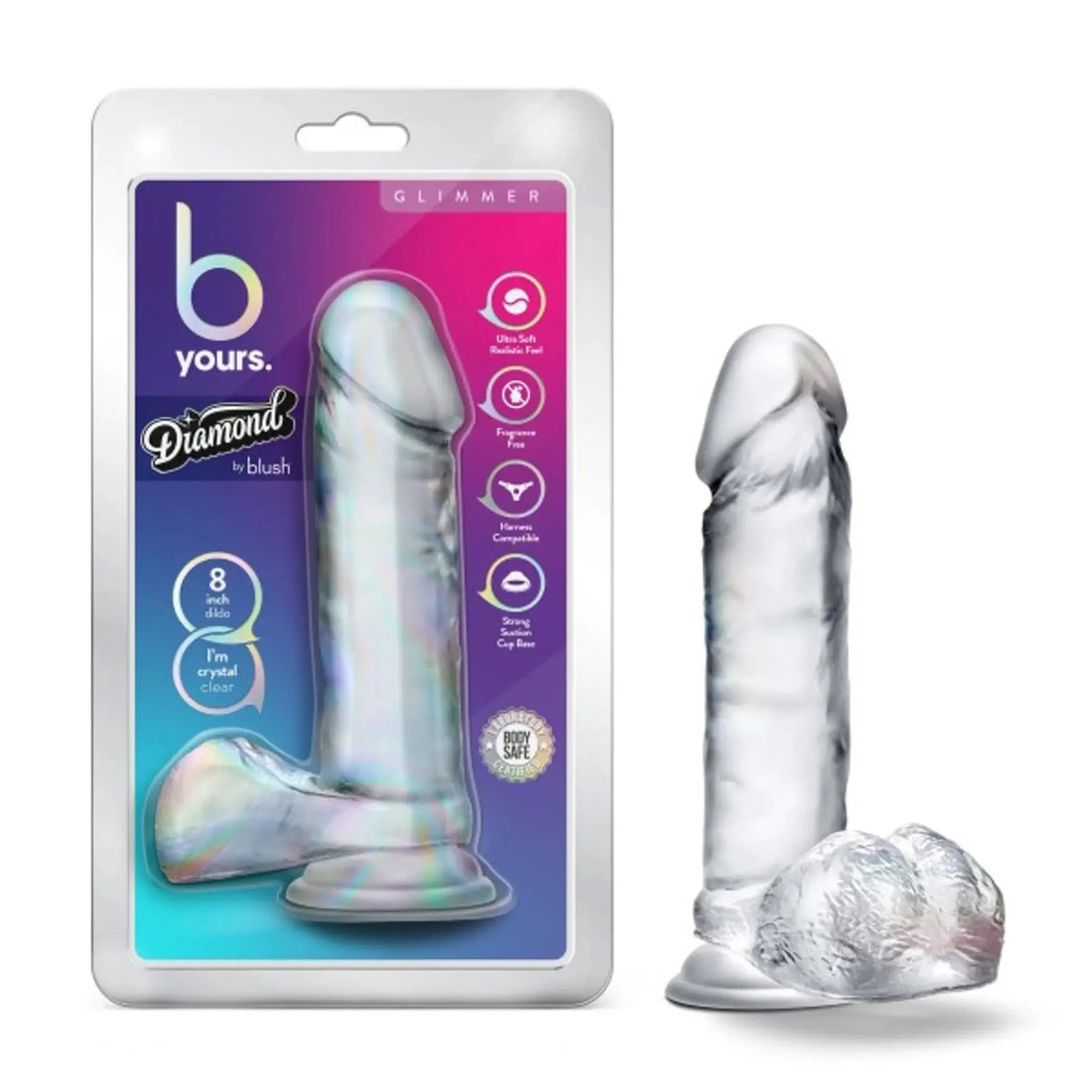 B YOURS DIAMOND GLIMMER CLEAR Blush Novelties