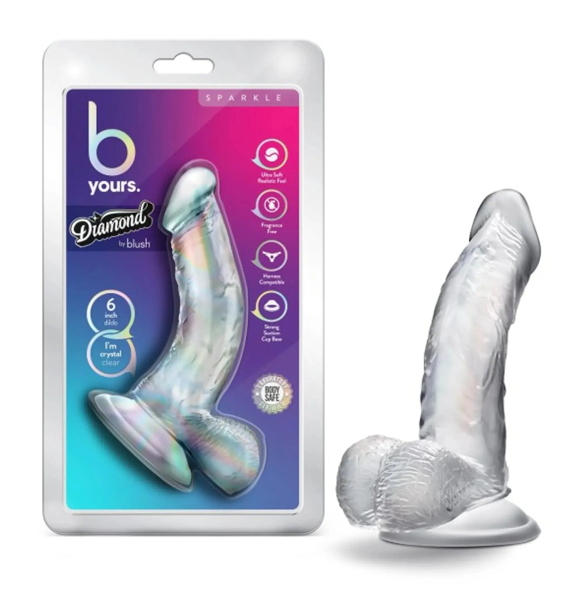 B YOURS DIAMOND SPARKLE CLEAR Blush Novelties