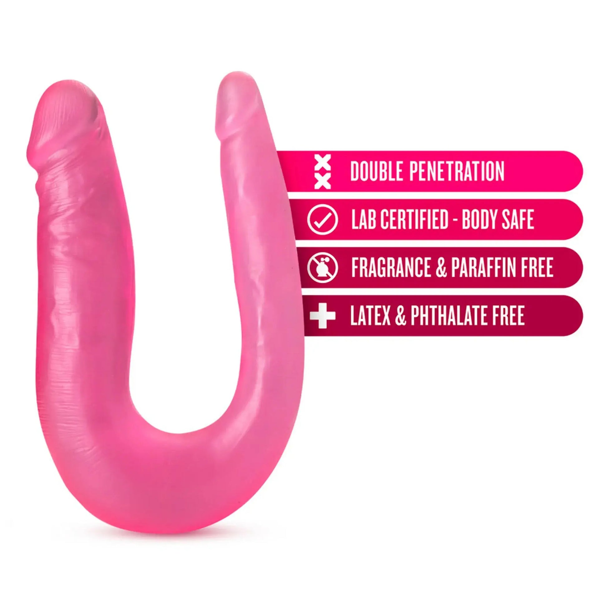 B YOURS SWEET DOUBLE DILDO PINK Blush Novelties
