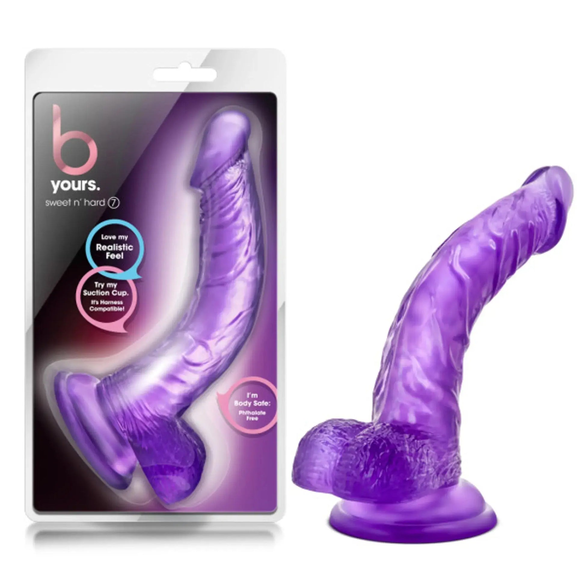 B YOURS SWEET N HARD 7 PURPLE " Blush Novelties