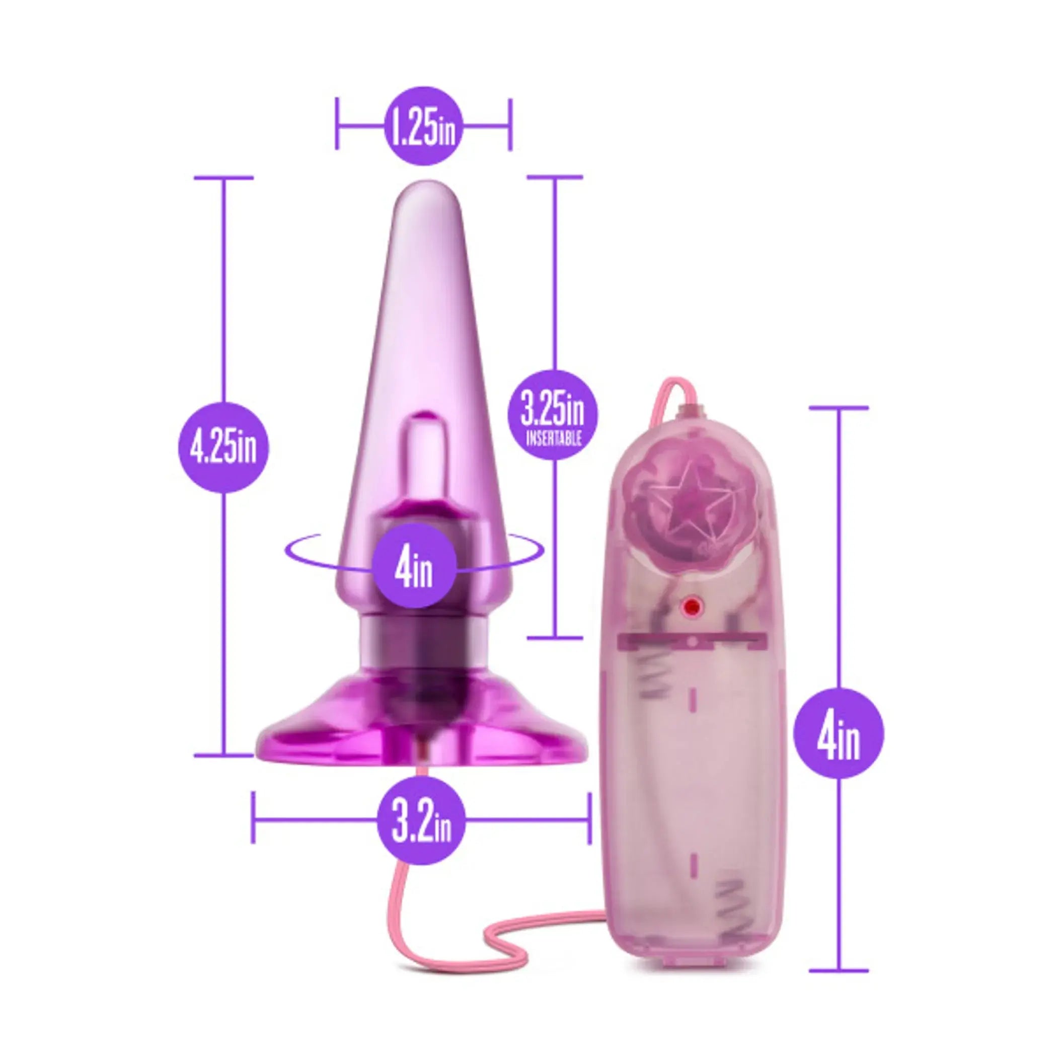 B Yours Anal Pleaser Pink Blush Novelties
