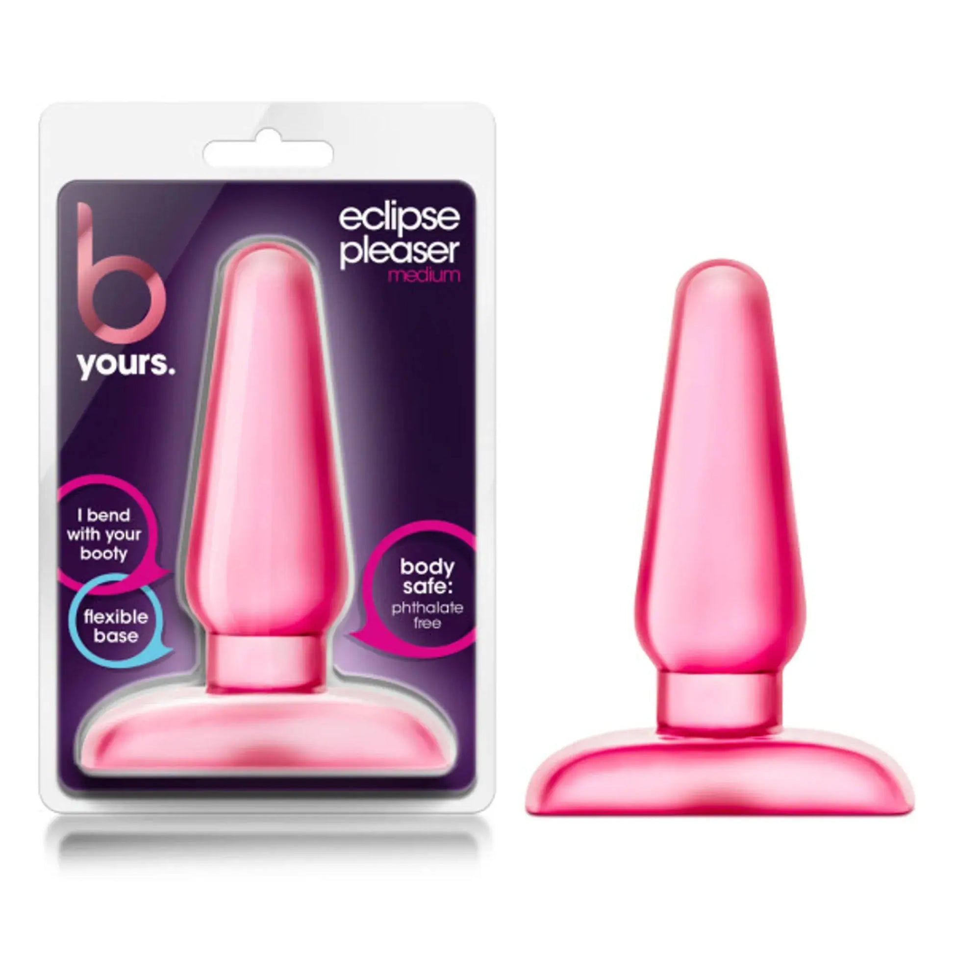 B Yours Eclipse Anal Pleaser Medium Pink Blush Novelties