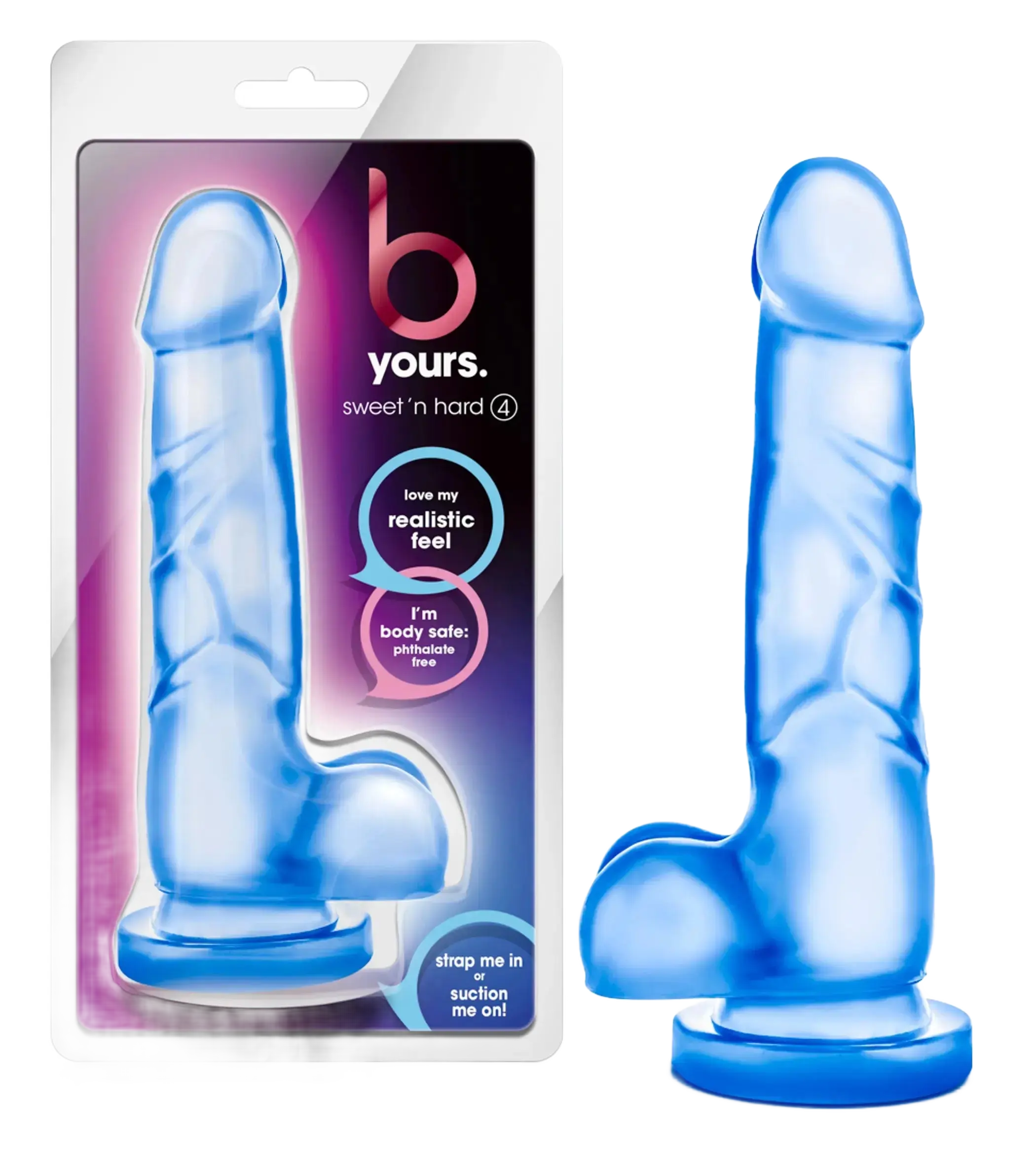 B YOURS SWEET N HARD 4 BLUE " Blush Novelties