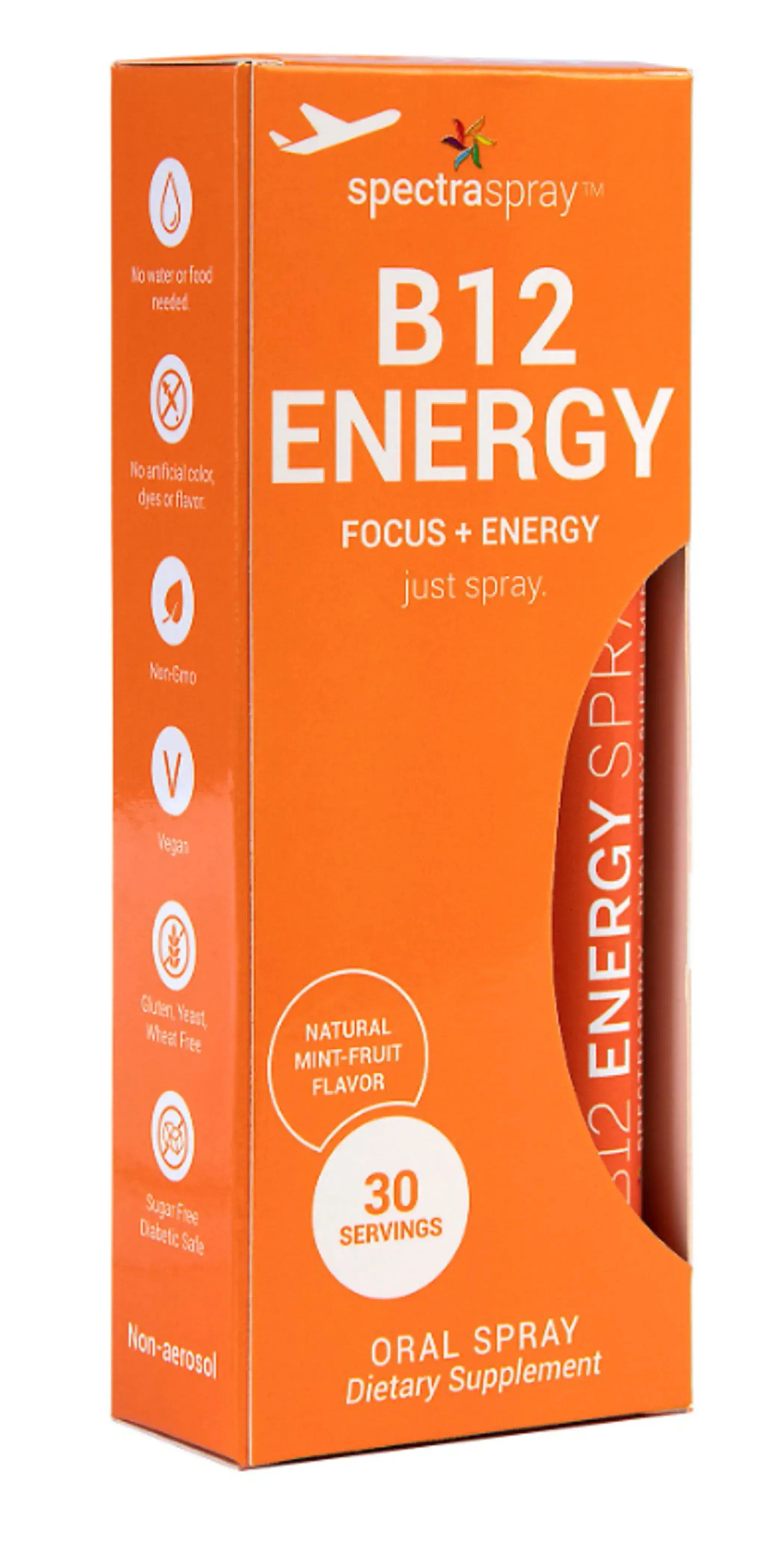 B12 Energy Oral Spray Vitamin by SpectraSpray SpectraSpray Global