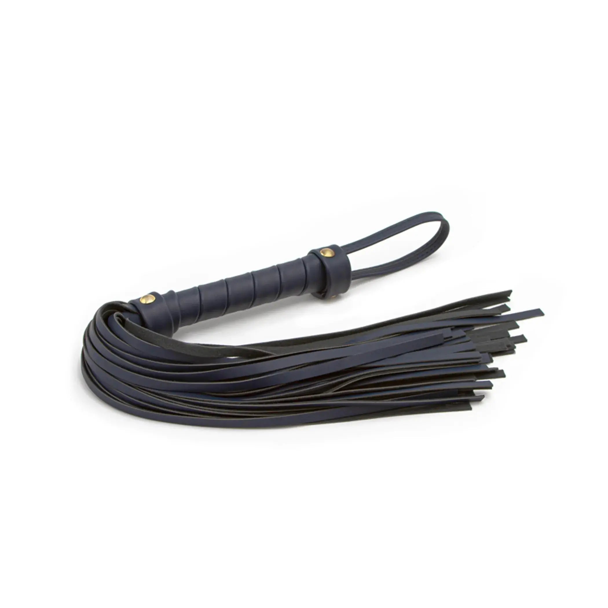 BONDAGE COUTURE FLOGGER BLUE NS Novelties
