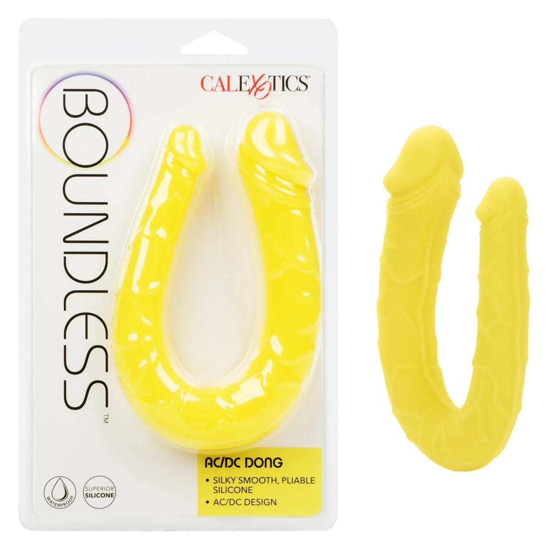 BOUNDLESS AC/DC DONG YELLOW California Exotic Novelties