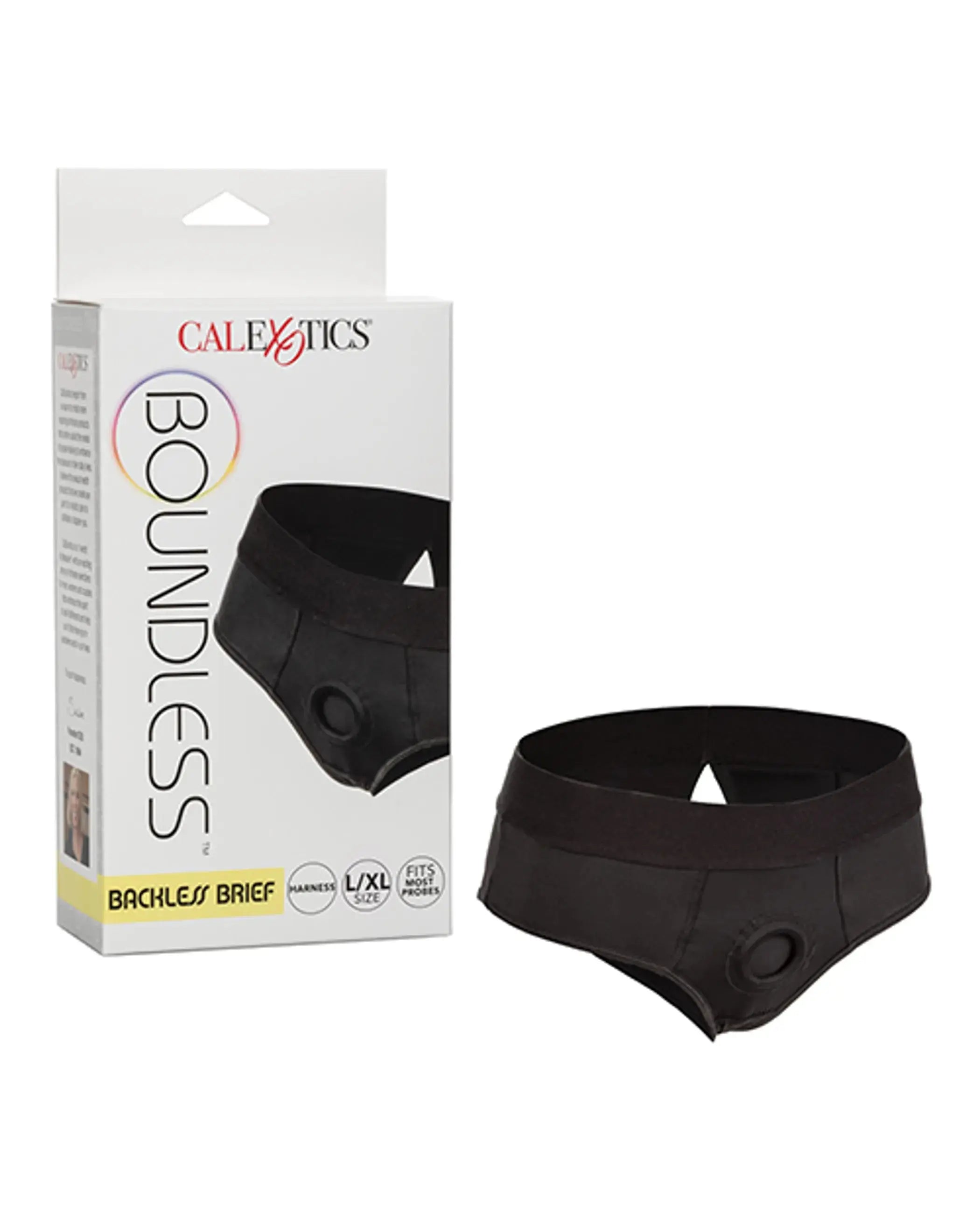 BOUNDLESS BACKLESS BRIEF HARNESS BLACK California Exotic Novelties