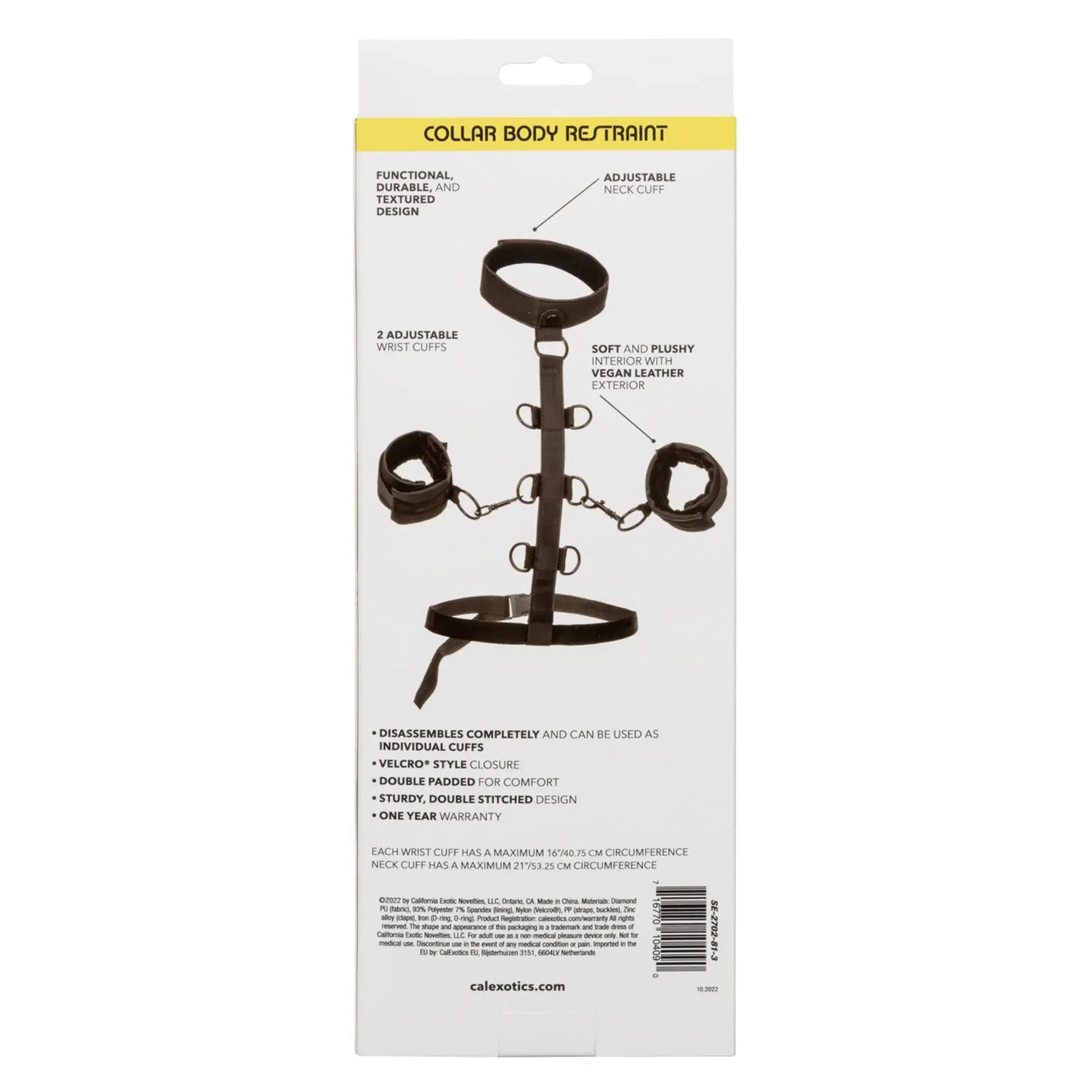 BOUNDLESS COLLAR RESTRAINT California Exotic Novelties