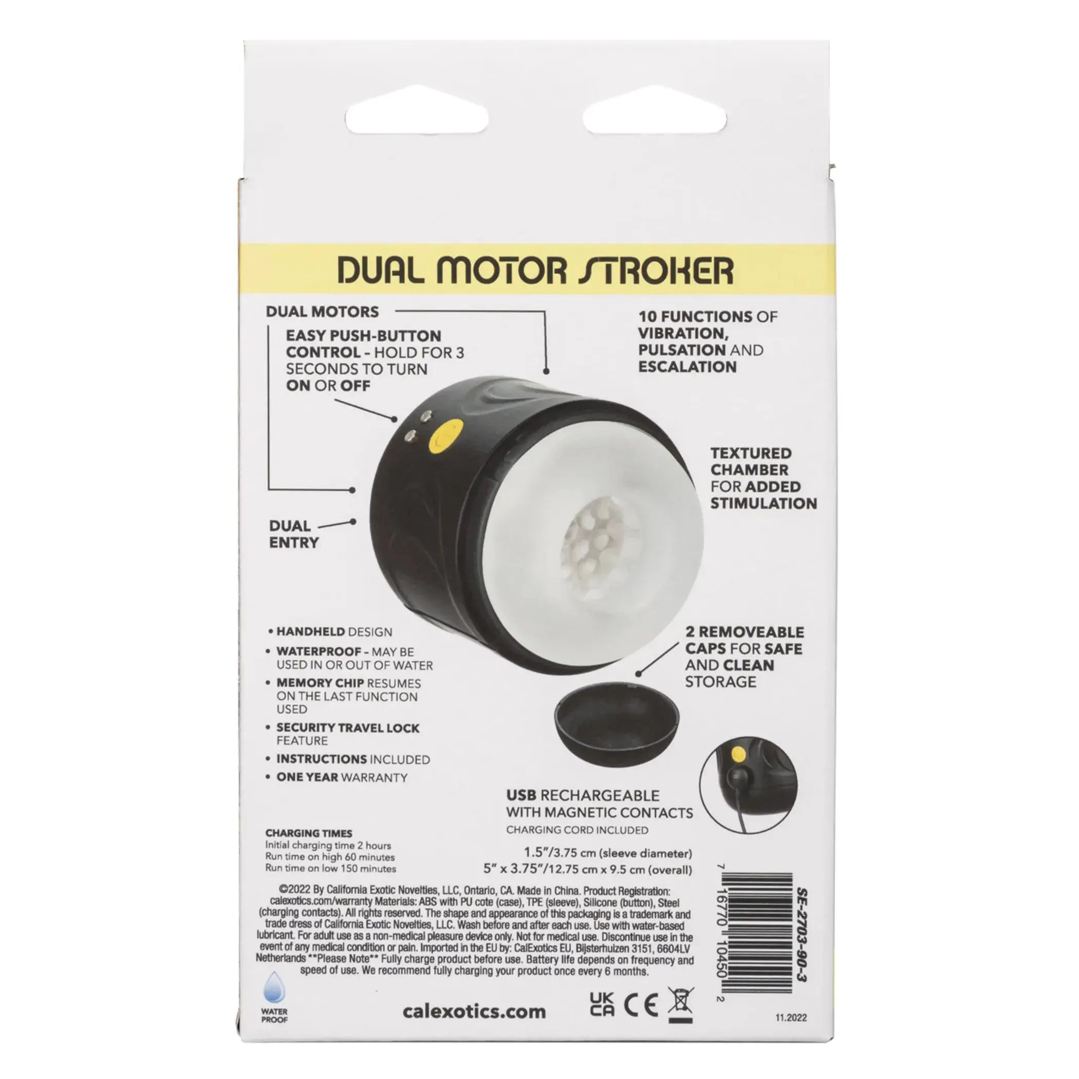 BOUNDLESS DUAL MOTOR STROKER California Exotic Novelties