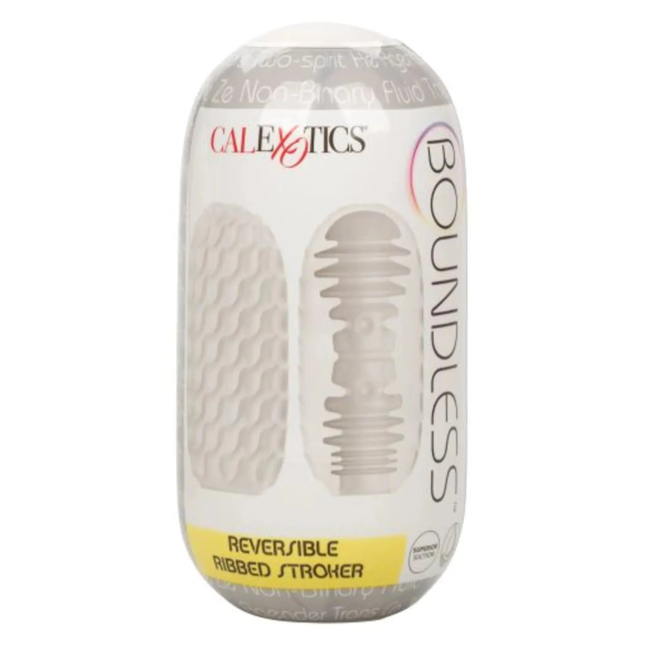 BOUNDLESS REVERSIBLE RIBBED STROKER California Exotic Novelties