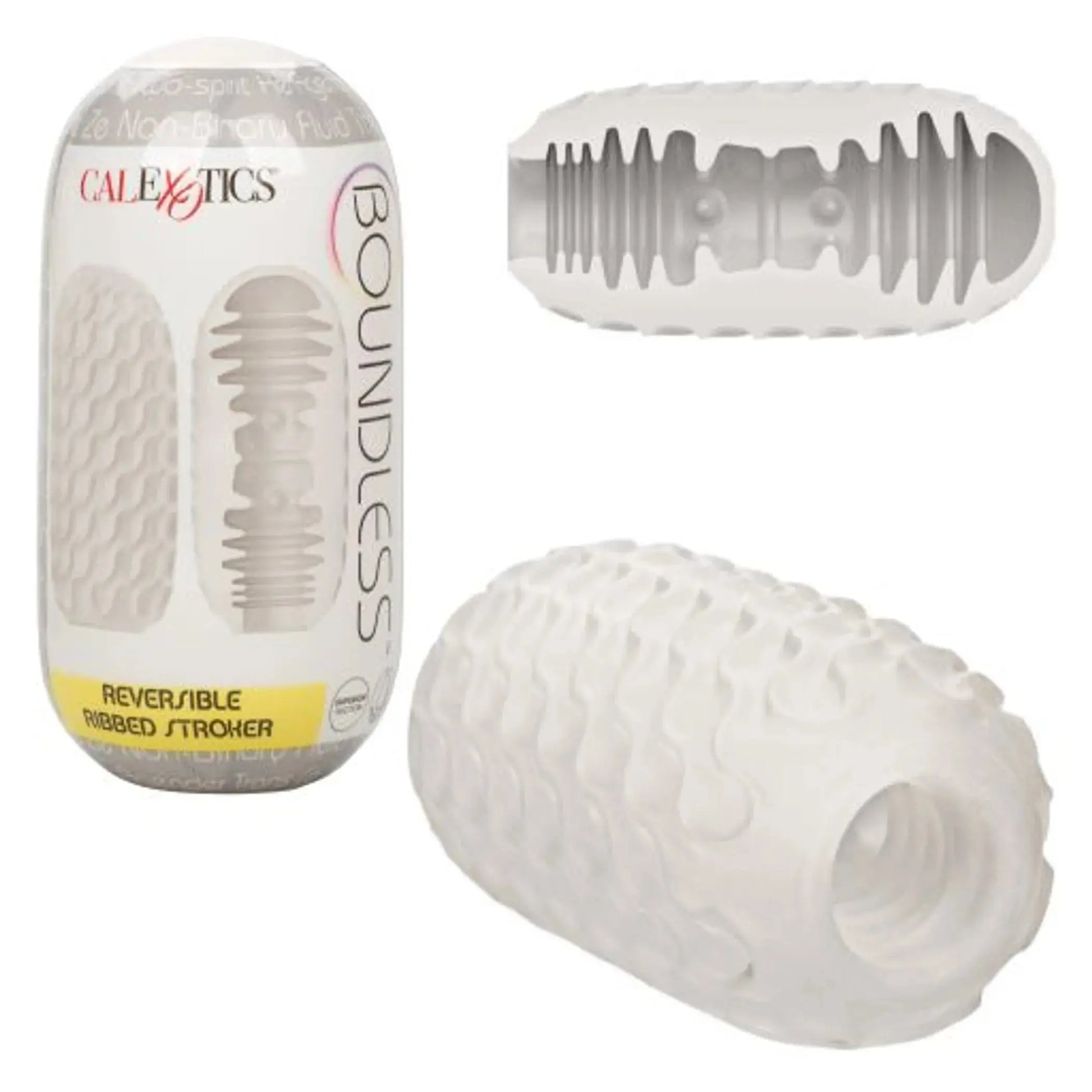 BOUNDLESS REVERSIBLE RIBBED STROKER California Exotic Novelties
