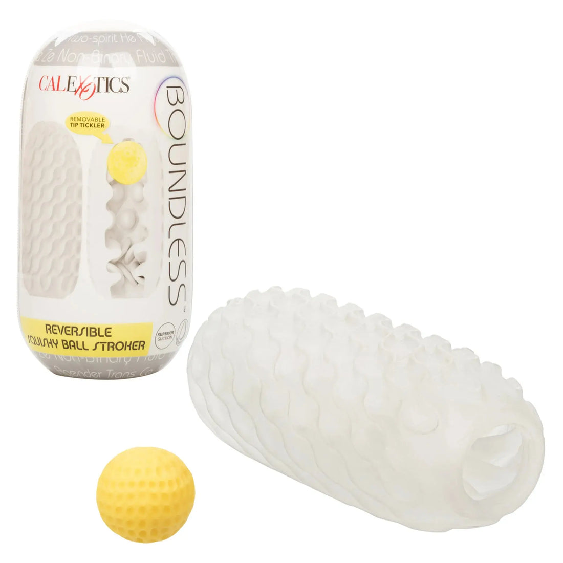 BOUNDLESS SQUISHY BALL STROKER California Exotic Novelties