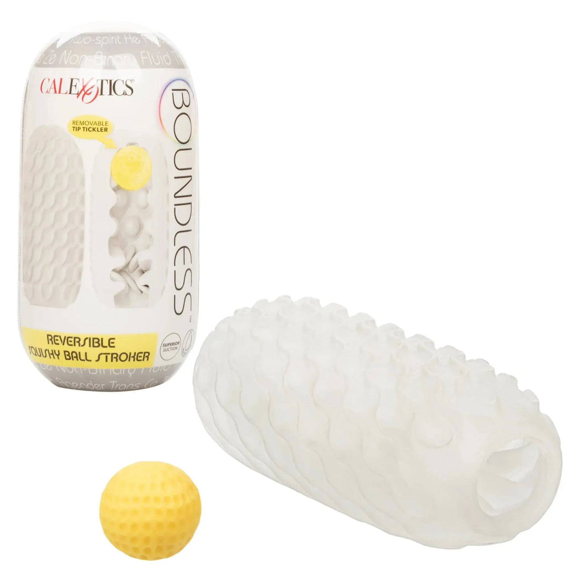 BOUNDLESS SQUISHY BALL STROKER California Exotic Novelties