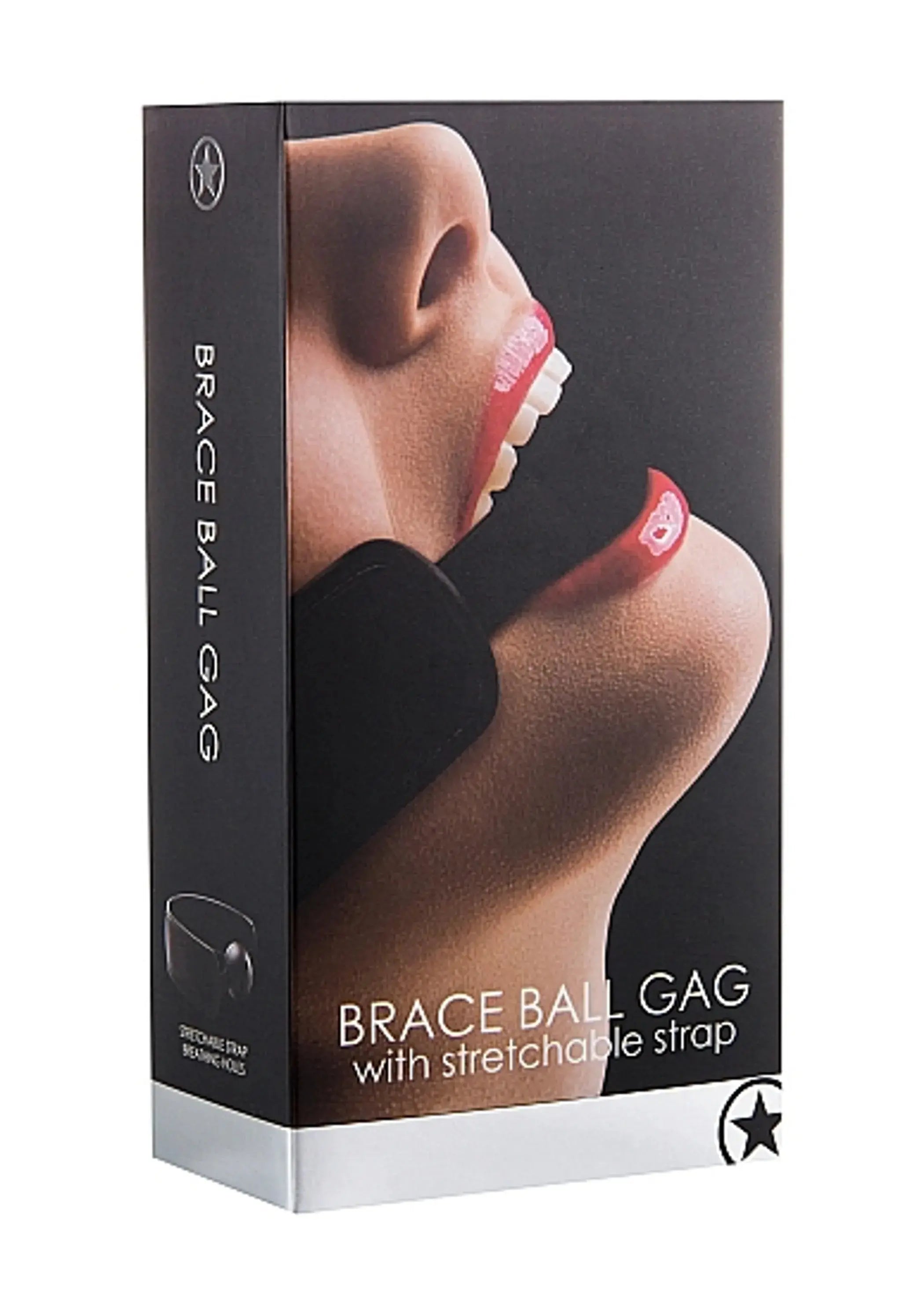 BRACE BALL GAG BLACK SHOTS AMERICA
