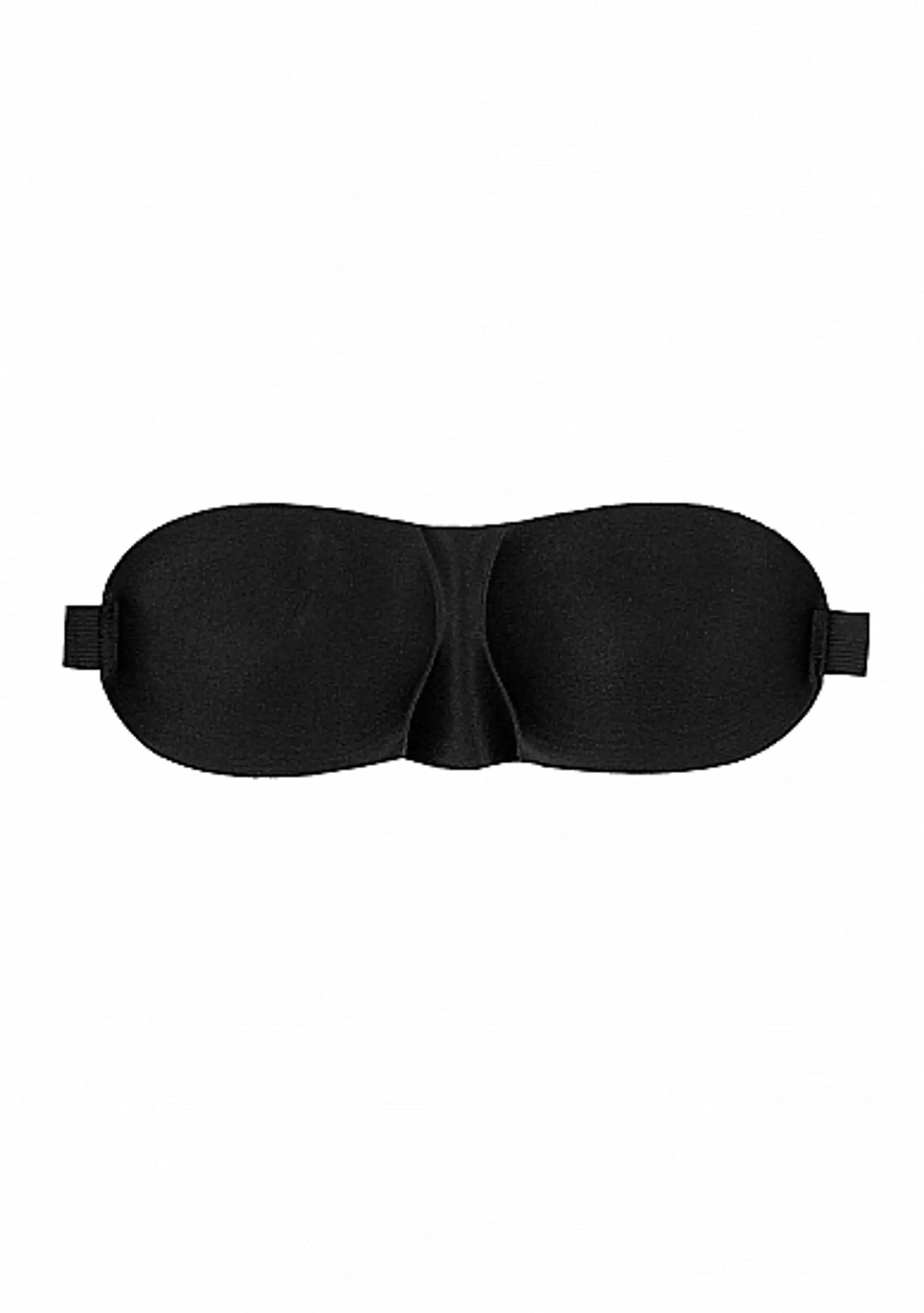 B&W Satin Curvy Eye Mask with Elastic Straps Shots America