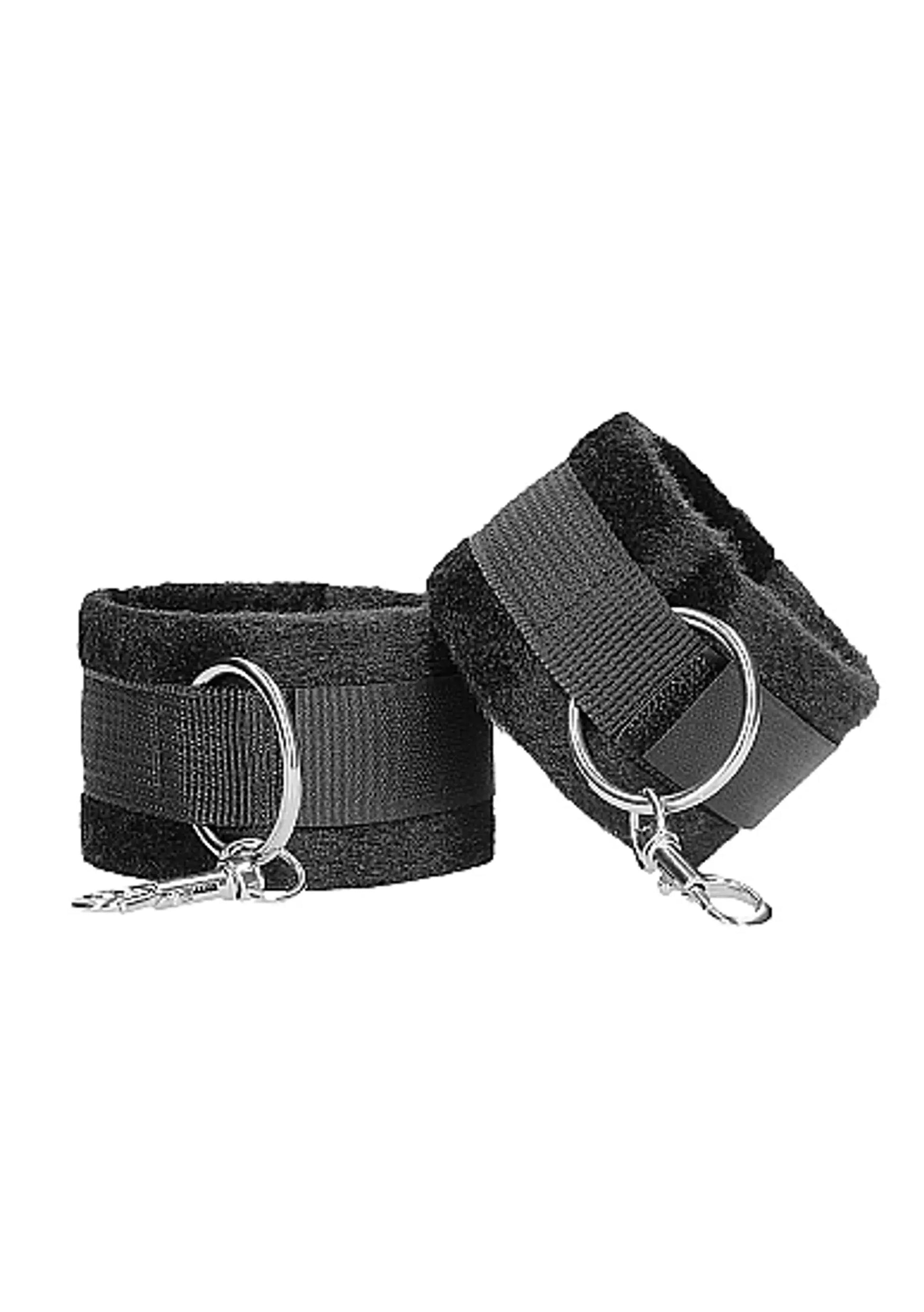 B&W Velcro Hand and Ankle Cuffs with Adjustable Straps Shots America