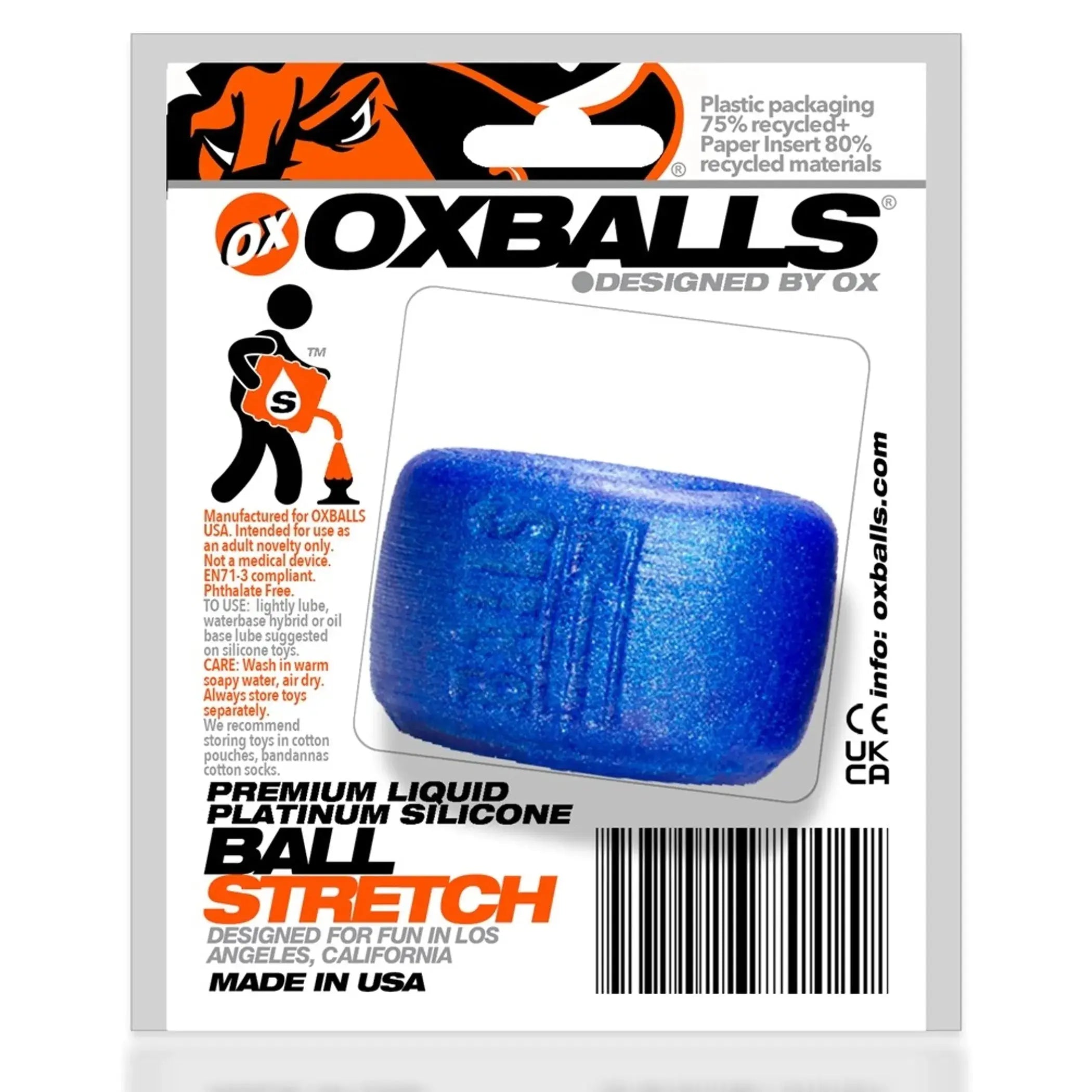 Balls-T Ball Stretcher Blue Atomic Jock (Net) OXBALLS