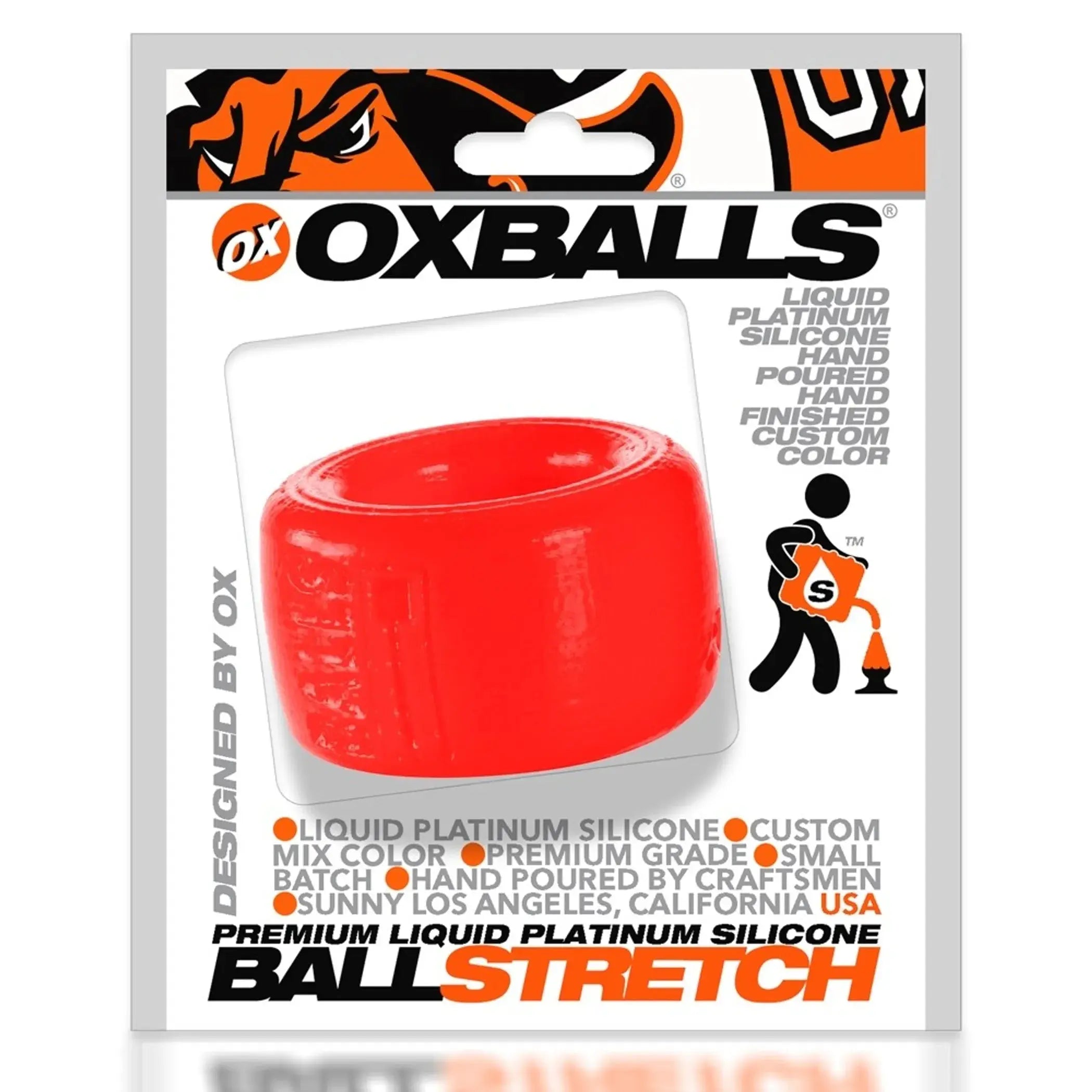 Balls-T Ball Stretcher Red Atomic Jock (Net) OXBALLS