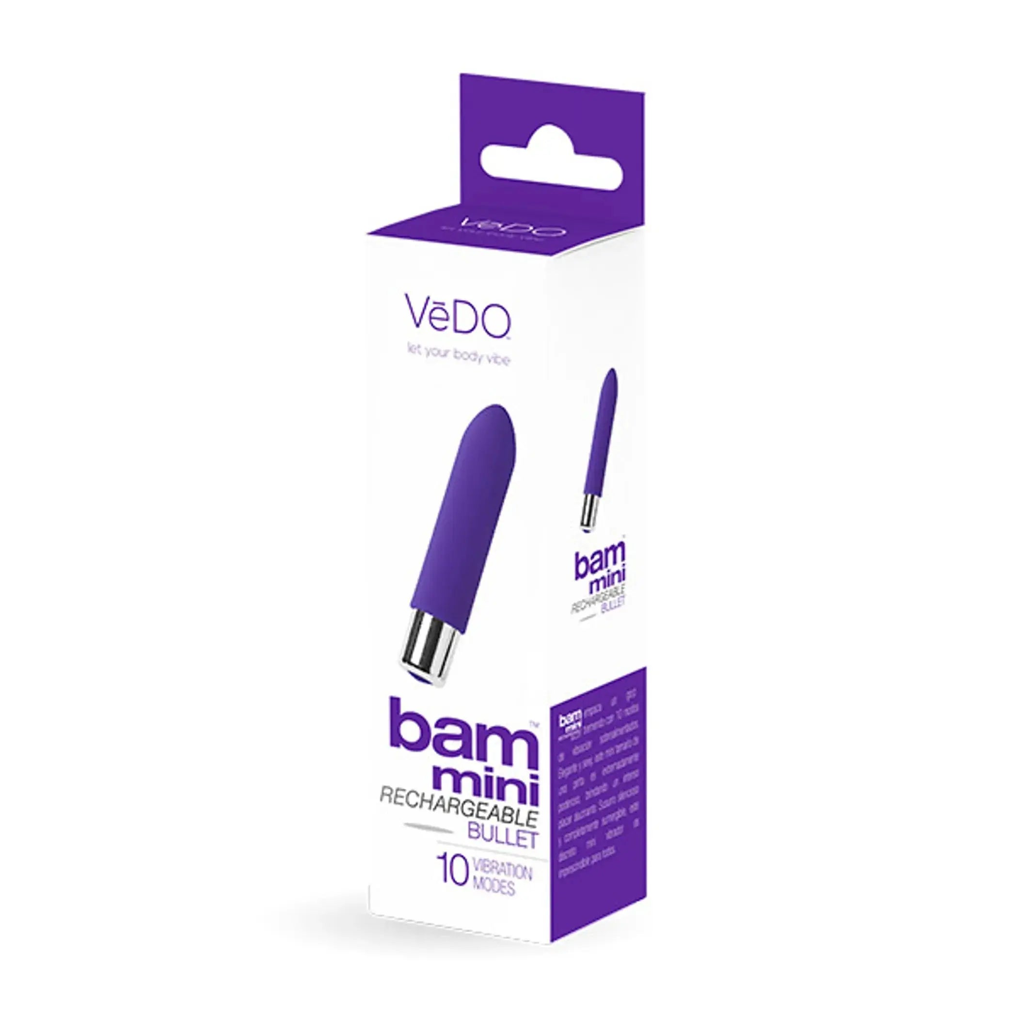 Bam Mini Bullet Vibrator Indigo Vedo